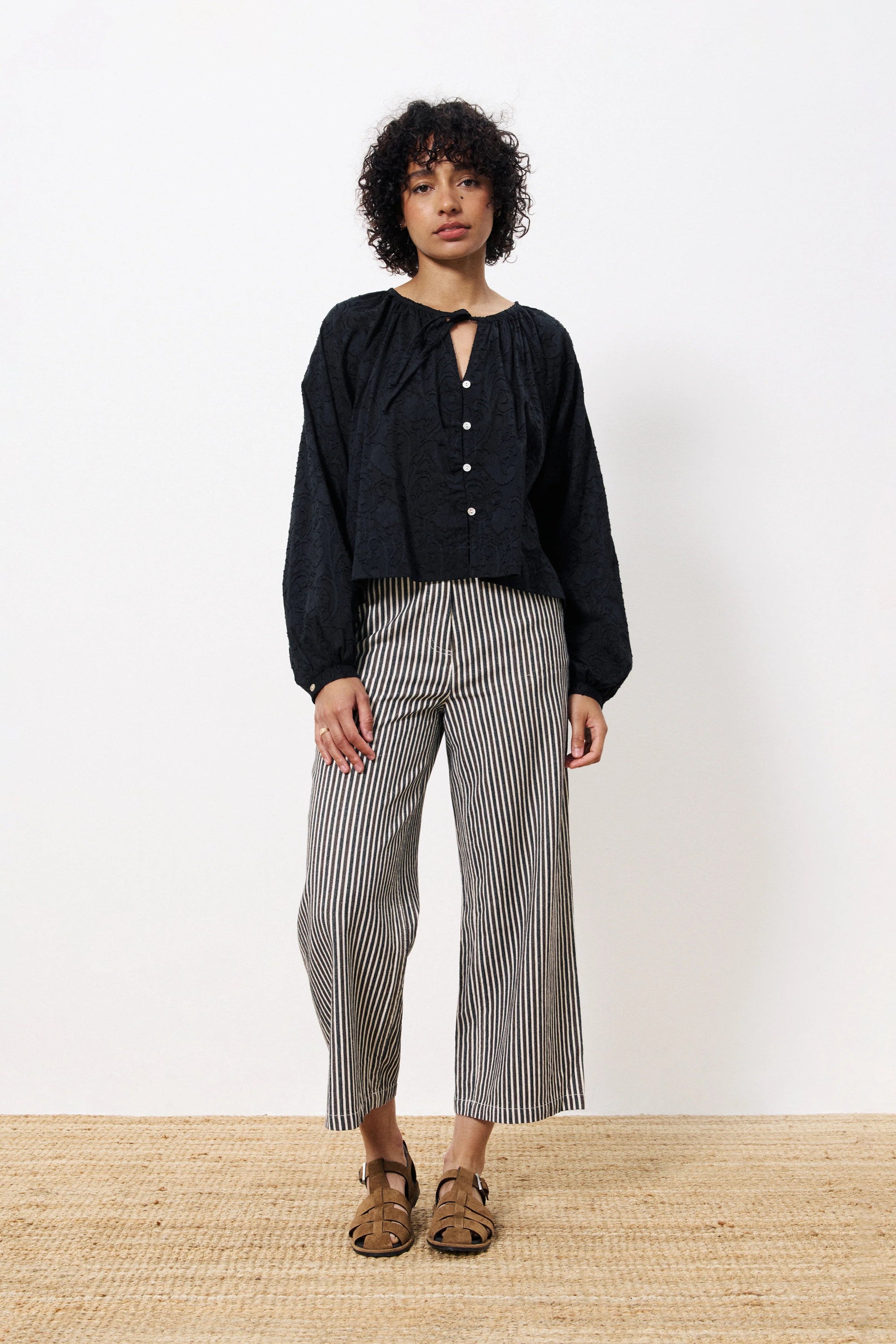 FRNCH Swanne Pants - Chocolat