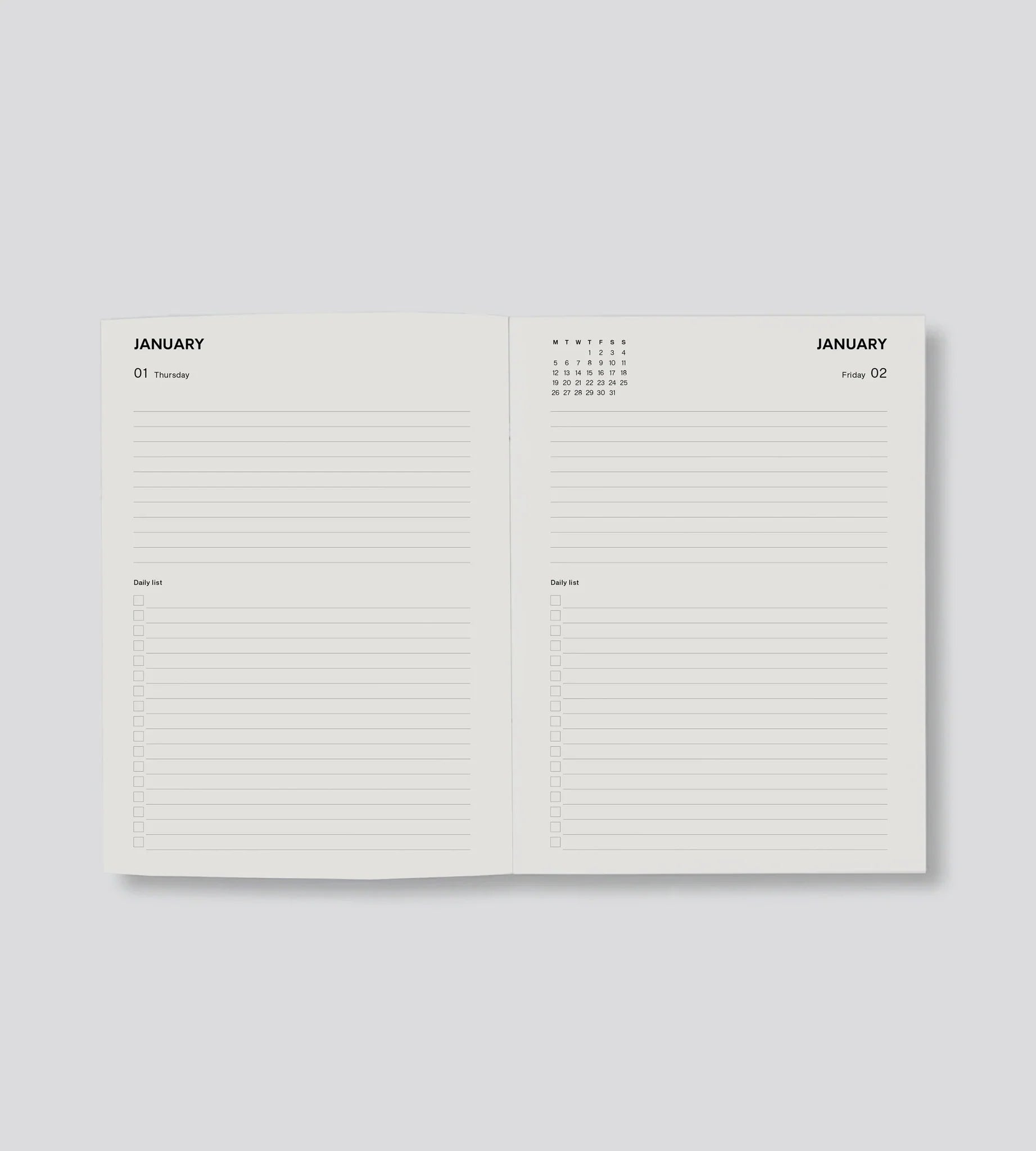 Father Rabbit x Gabrielle Gatt 2026 Daily Diary - Colour Bomb