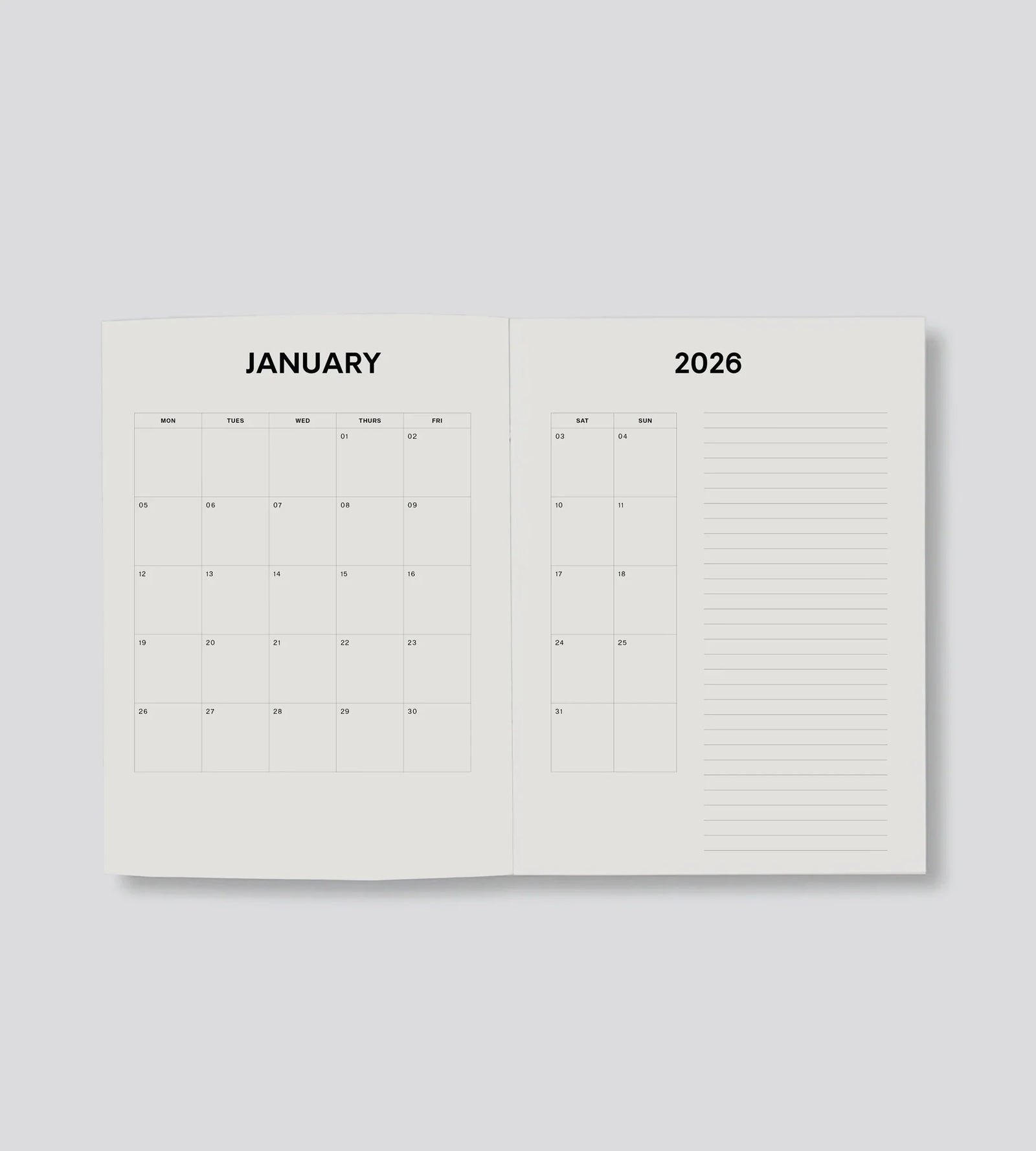 Father Rabbit x Gabrielle Gatt 2026 Daily Diary - Colour Bomb