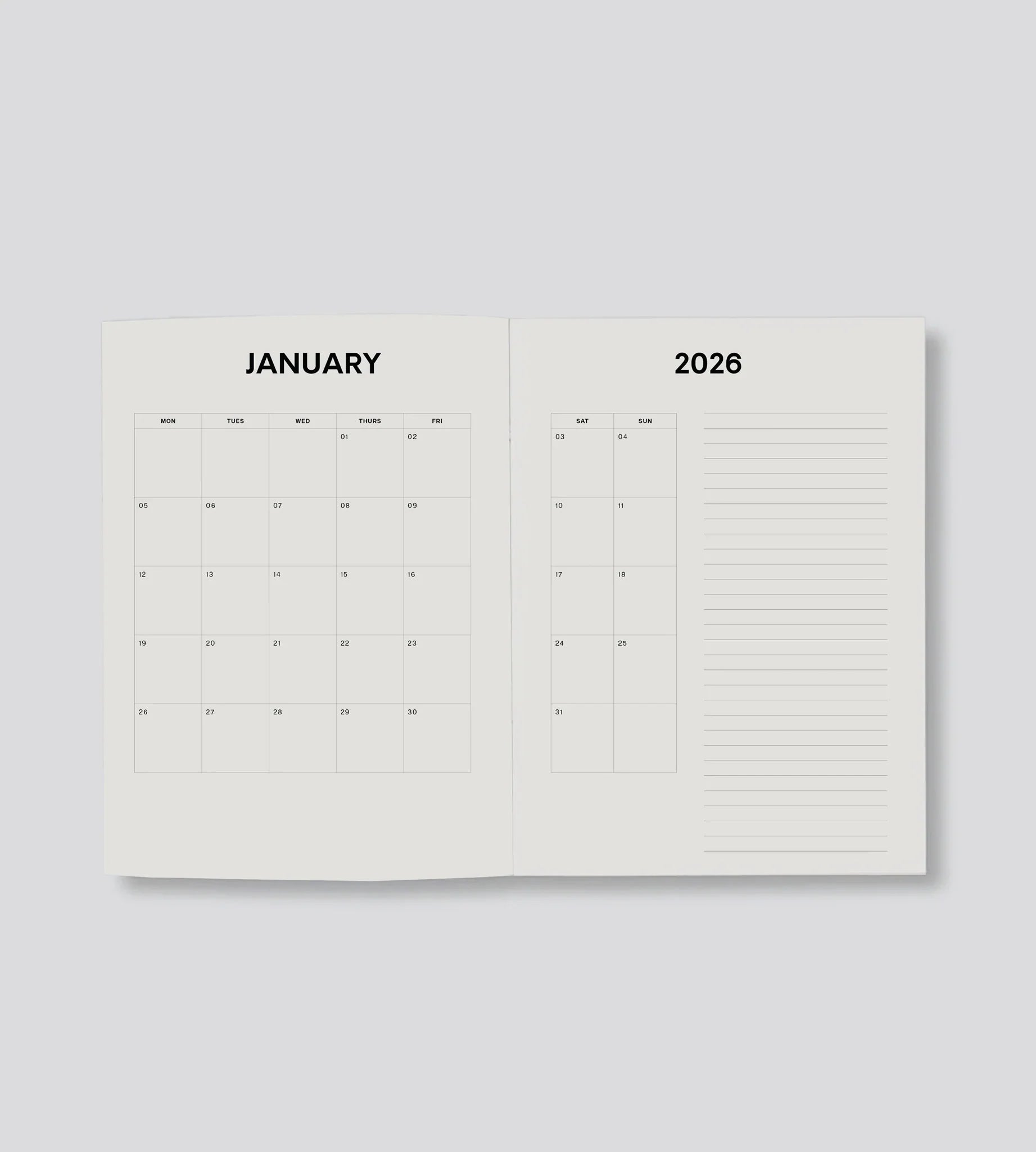 Father Rabbit x Gabrielle Gatt 2026 Daily Diary - Colour Bomb