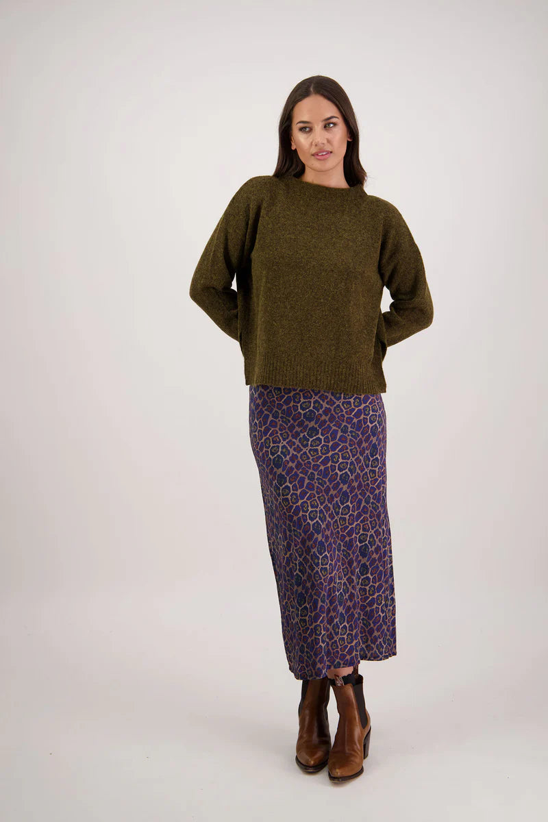 Briarwood Rosa Skirt - Antique Leopard