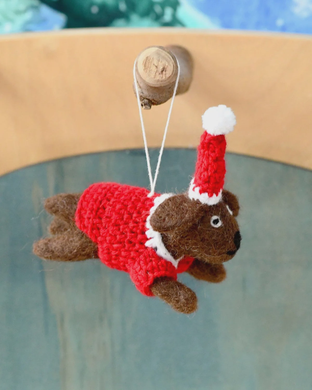 Felt Christmas Decoration - Dachshund