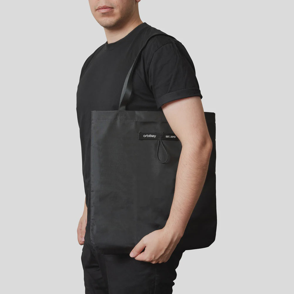 Orbitkey Foldable Tote Bag - Black