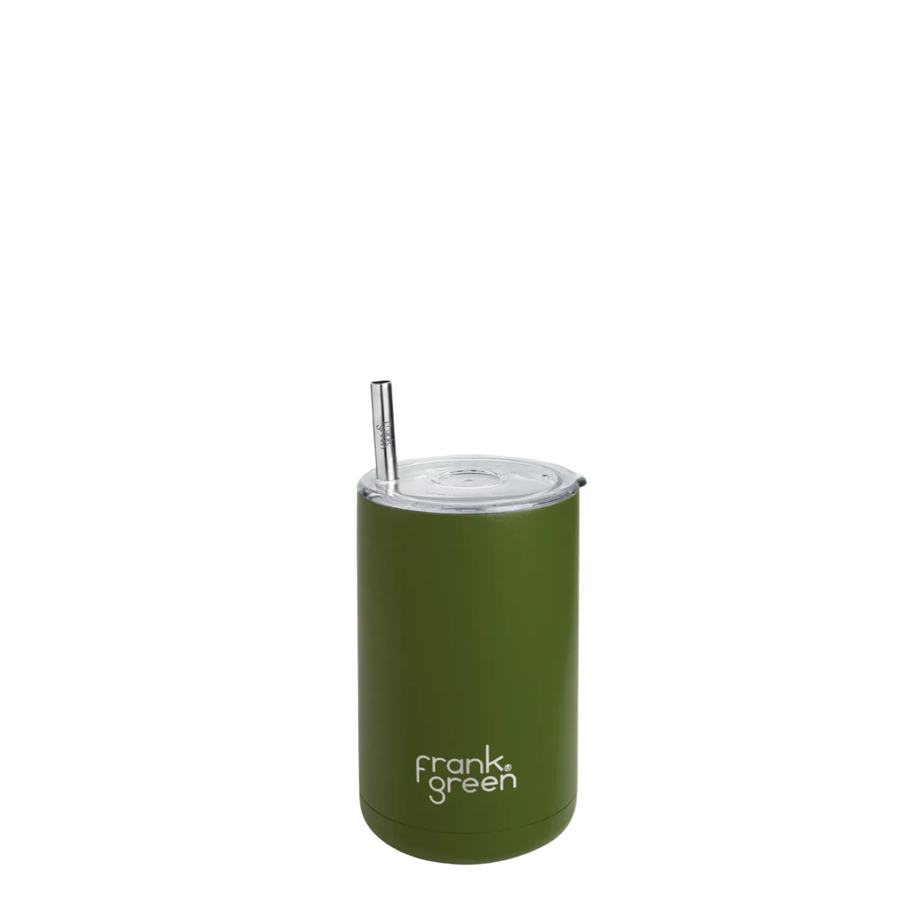 Frank Green  Iced Coffee Cup with Straw - Khaki