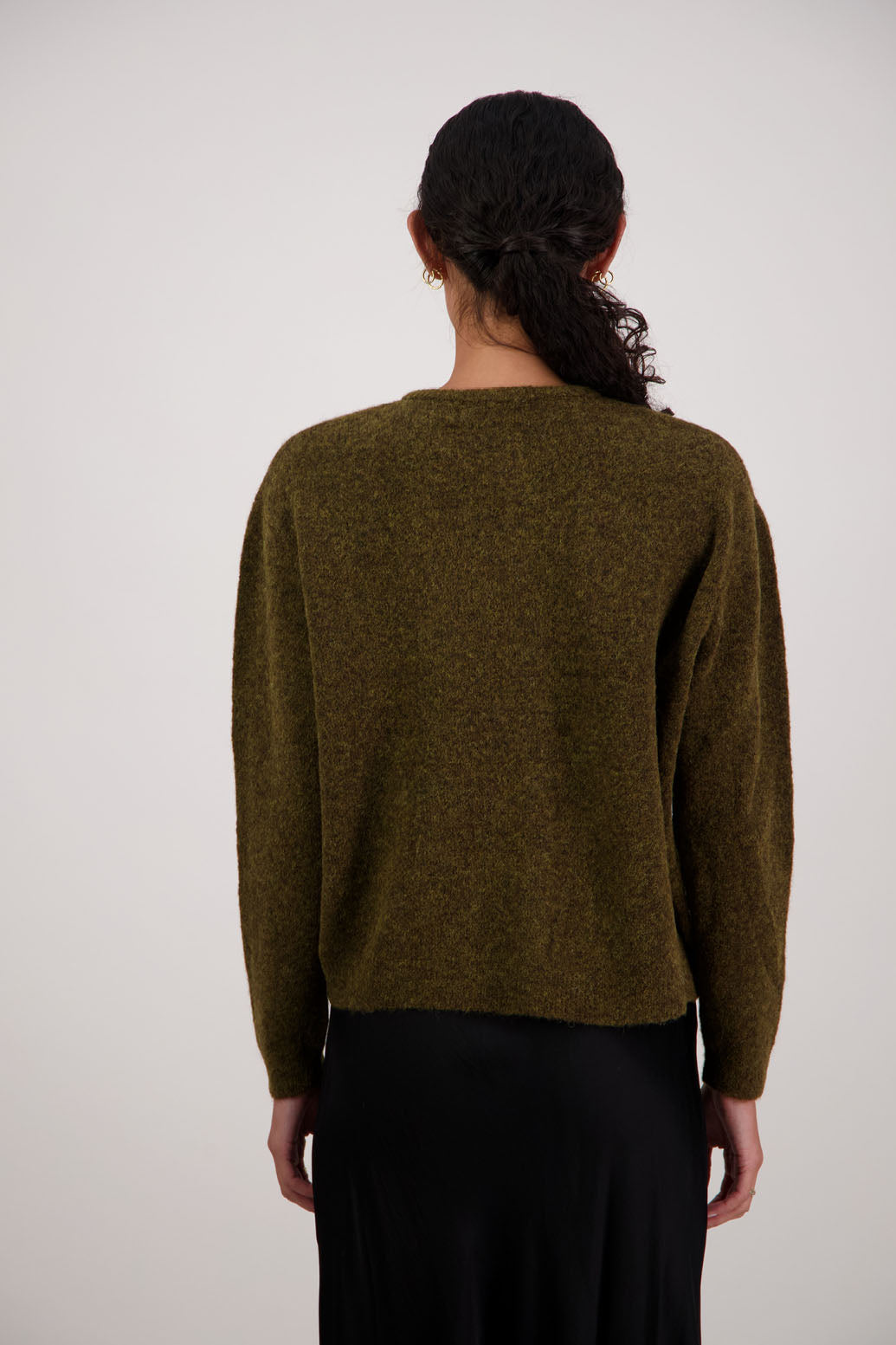 Briarwood Frenchie Cardigan - Olive
