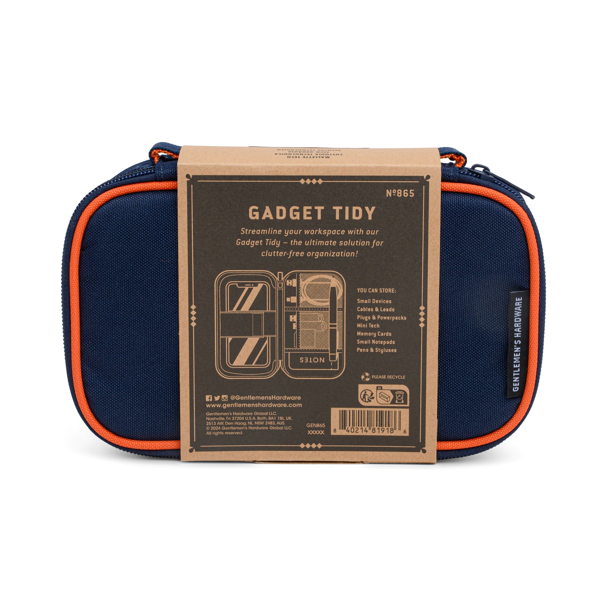 Gentlemen's Hardware Gadget Tidy Case
