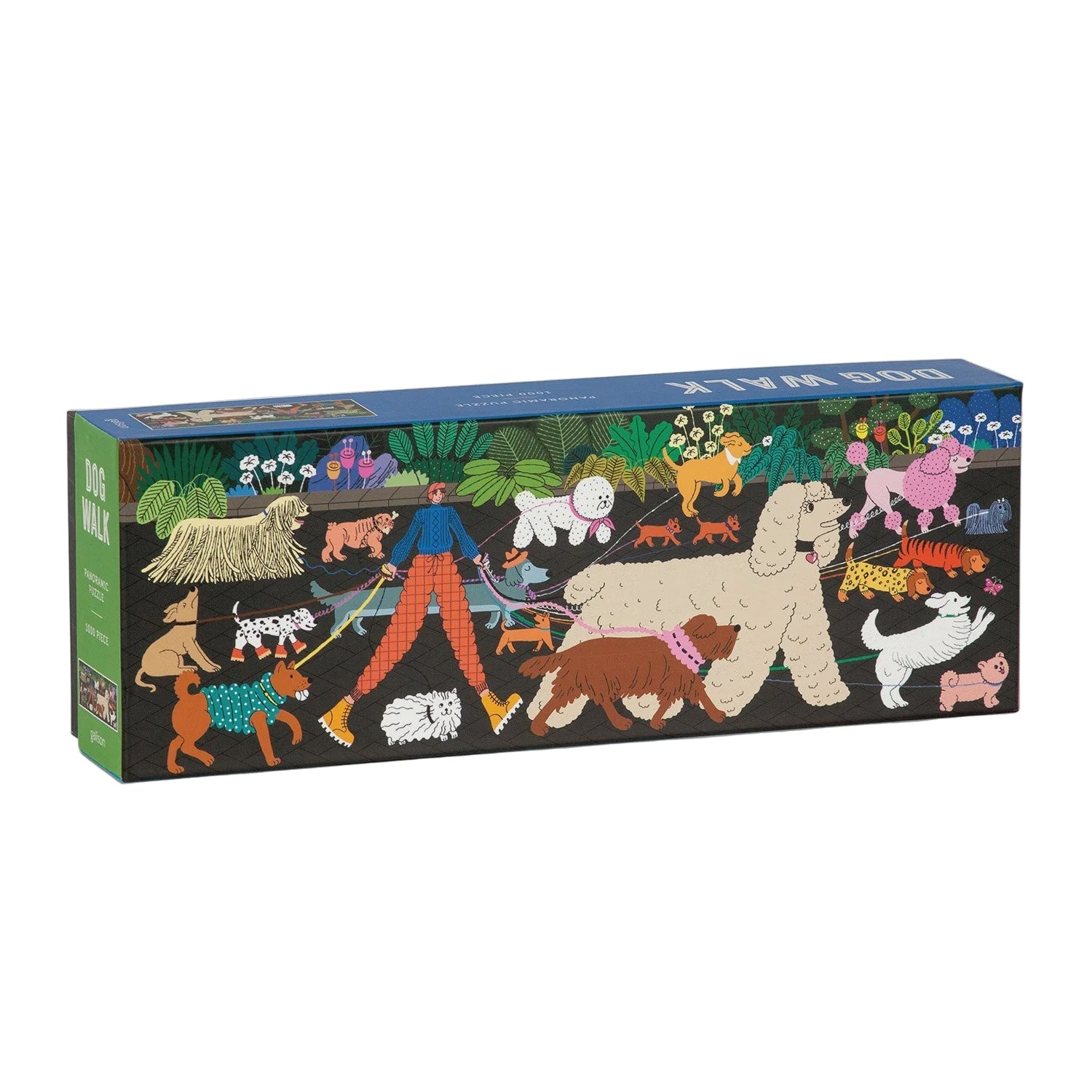 Galison Dog Walk Panoramic Puzzle 1000pc