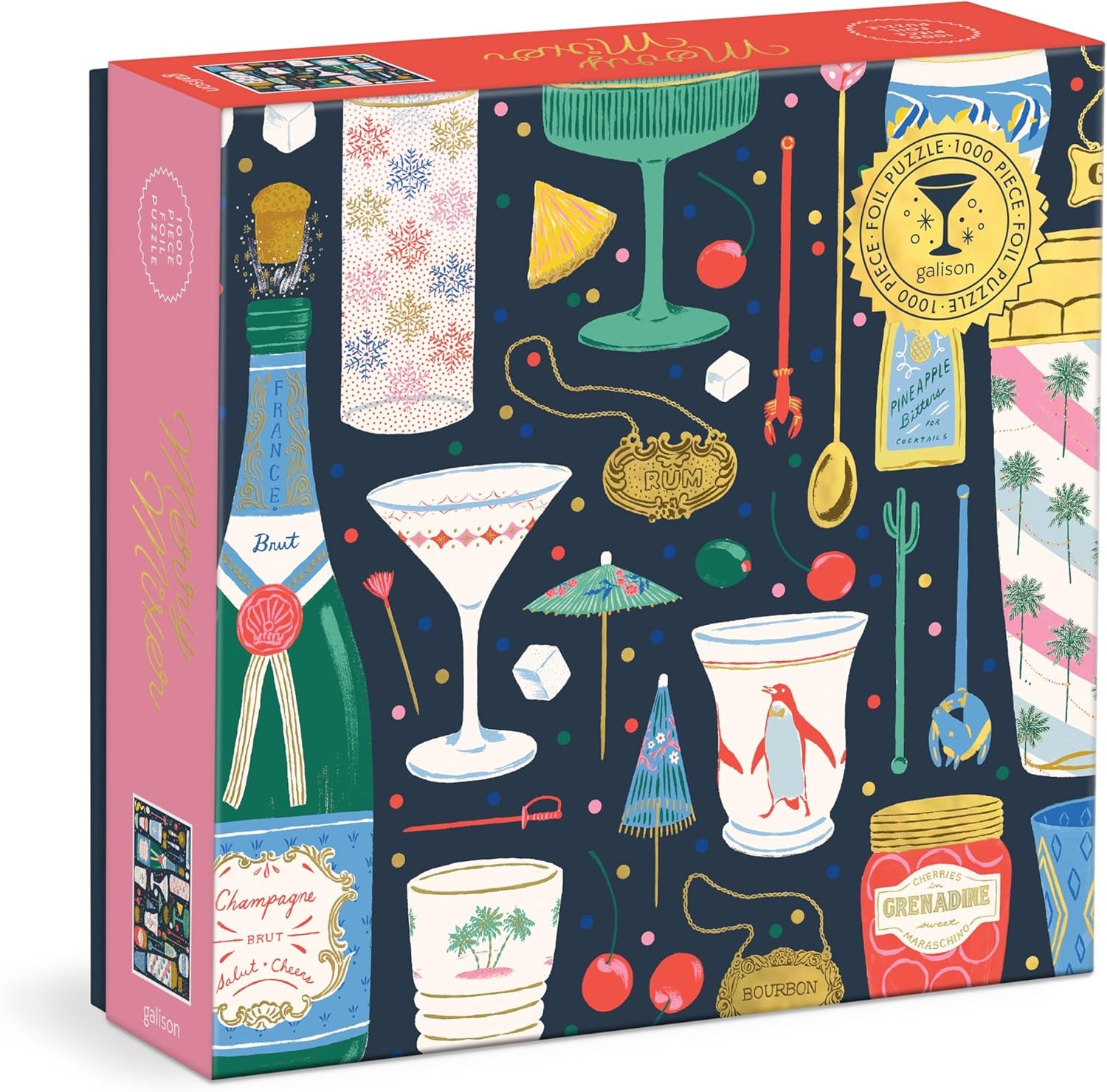 Galison Merry Mixer Puzzle 1000 piece
