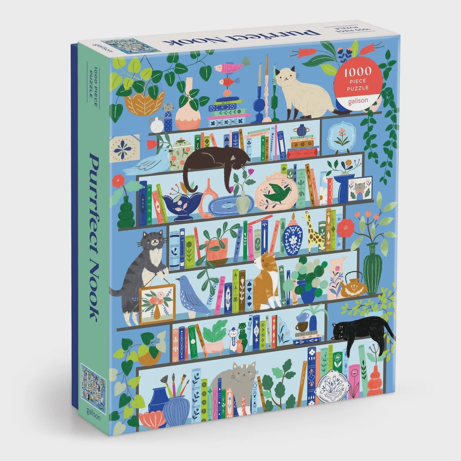 Galison Purrfect Nook Puzzle 1000 Piece