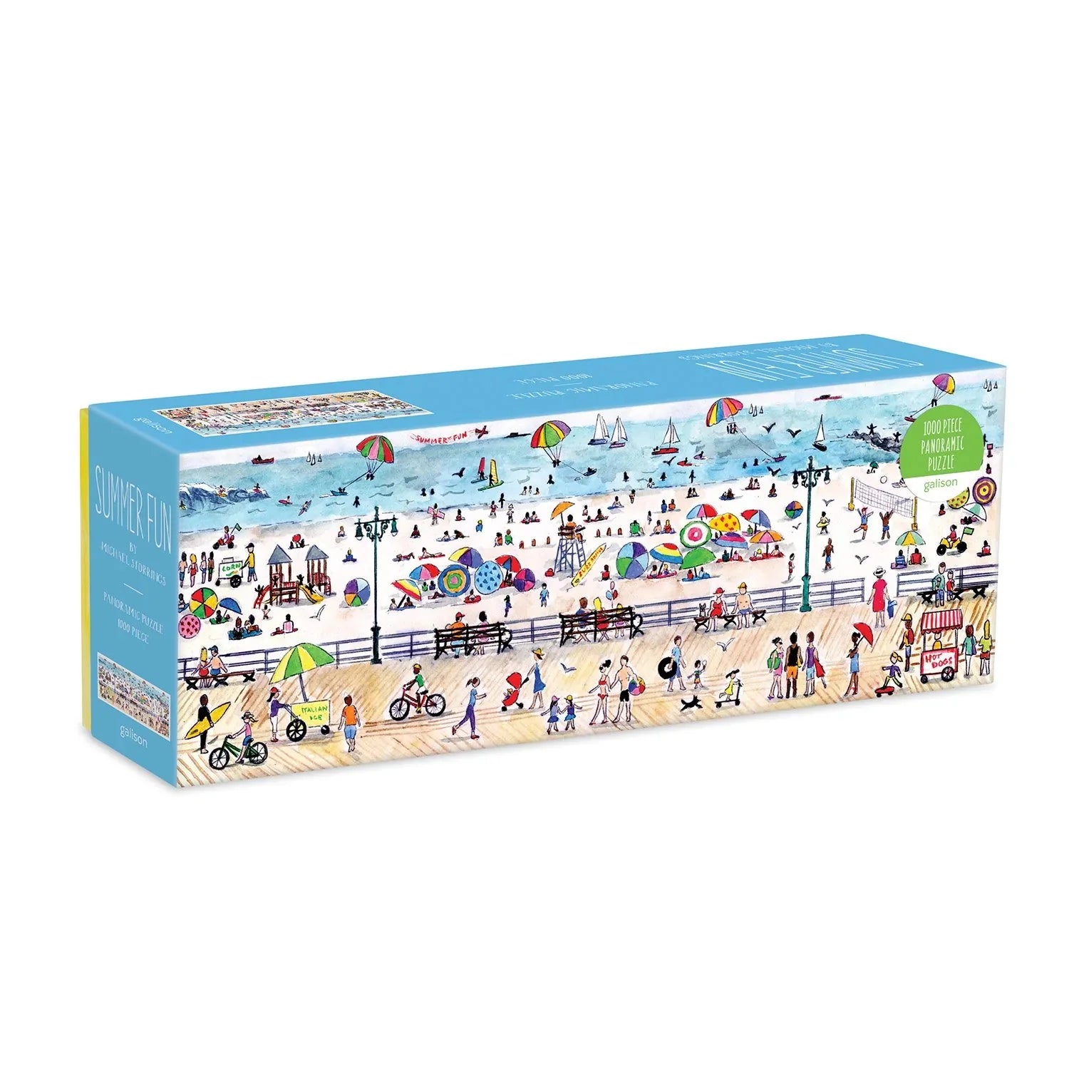 Galison Summer Fun Panoramic Puzzle 1000pc