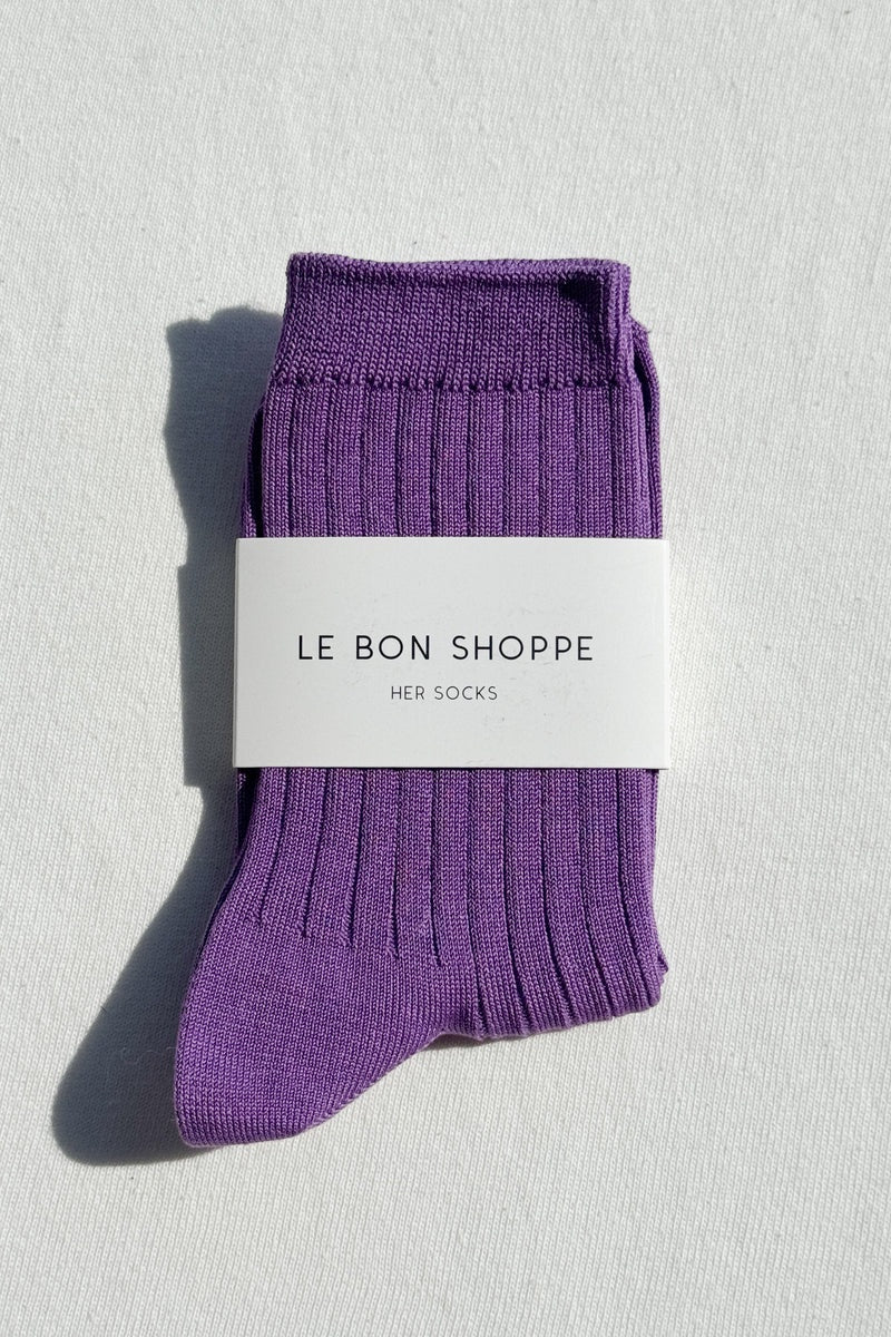 Le Bon Shoppe Her Socks - Violet