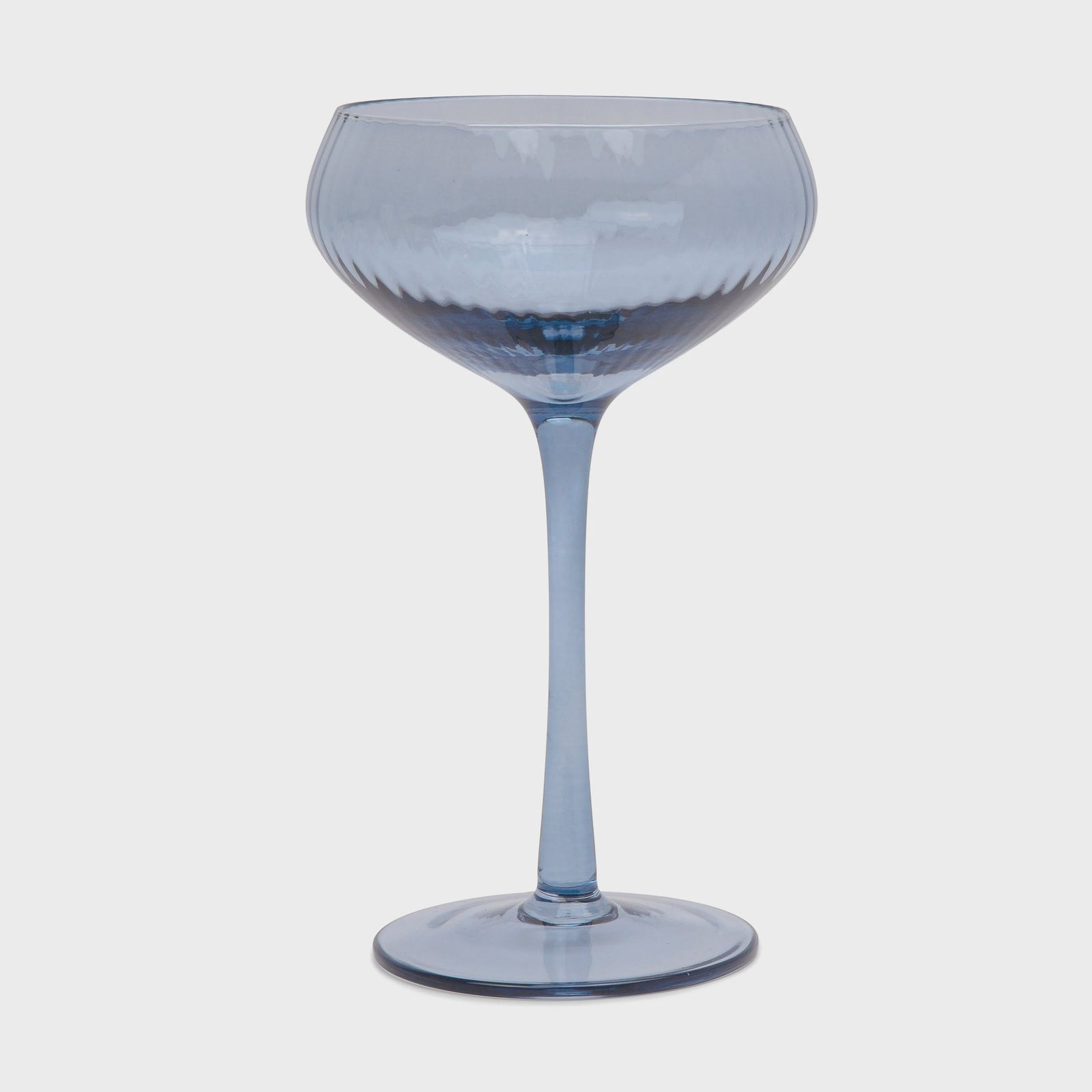 The Lou Coupe Glass - Set of 2 - Blue