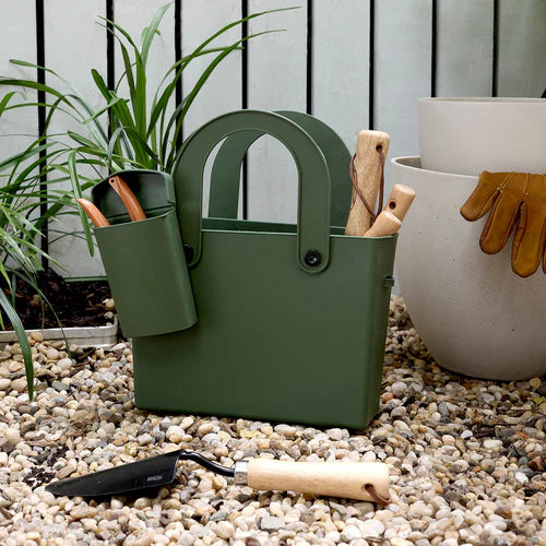 Garden Tool Bag with Pocket - Green