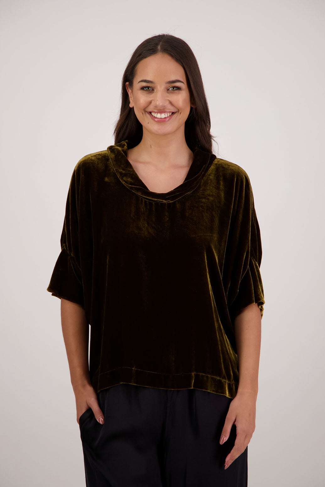 Briarwood Hanley Velvet Top - Tan
