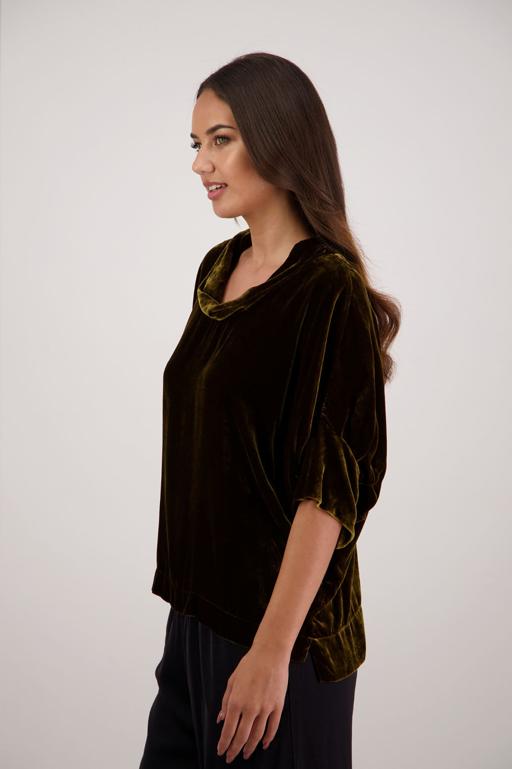 Briarwood Hanley Velvet Top - Tan