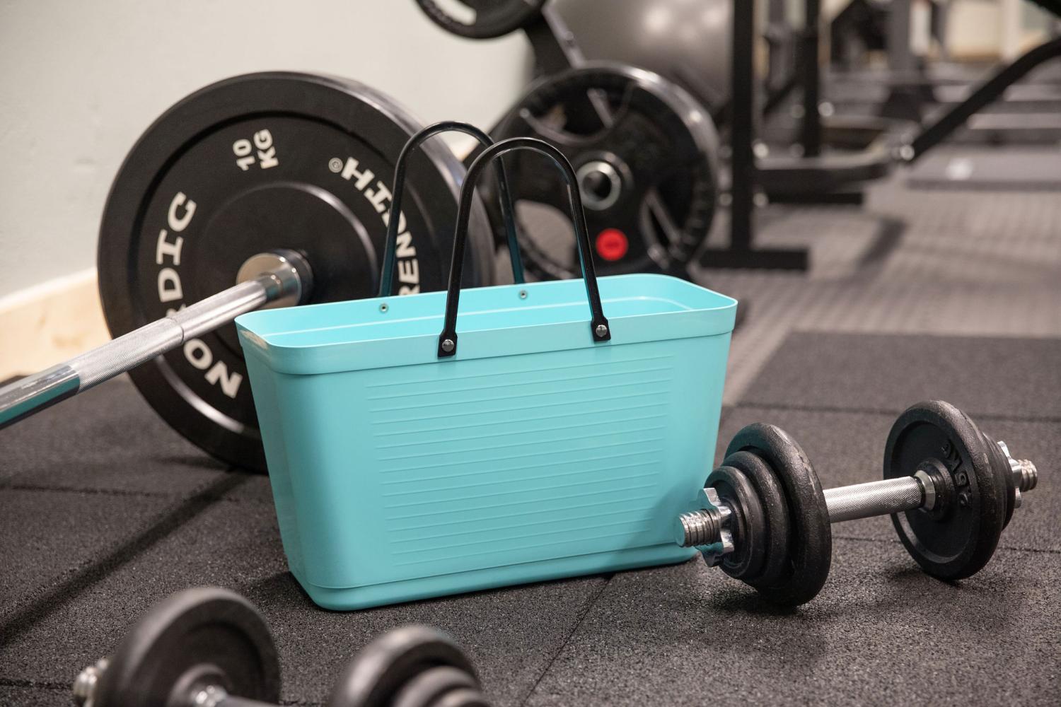 Hinza Basket Bag Large - Aqua