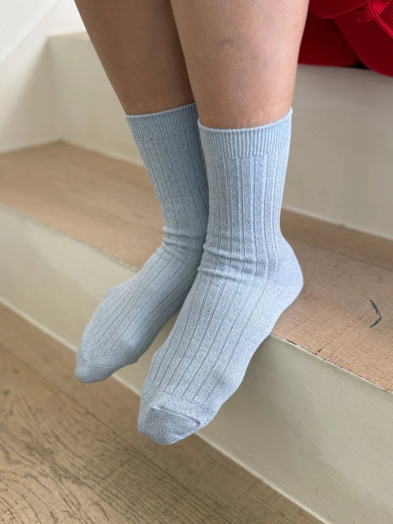 Le Bon Shoppe Her Socks Lurex - Morning Mist