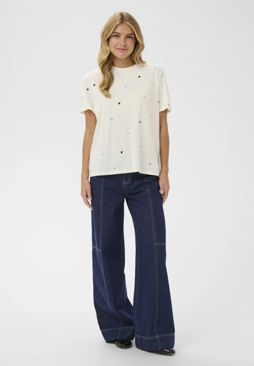 Saint Tropez Johanna T Shirt - Ice Blue