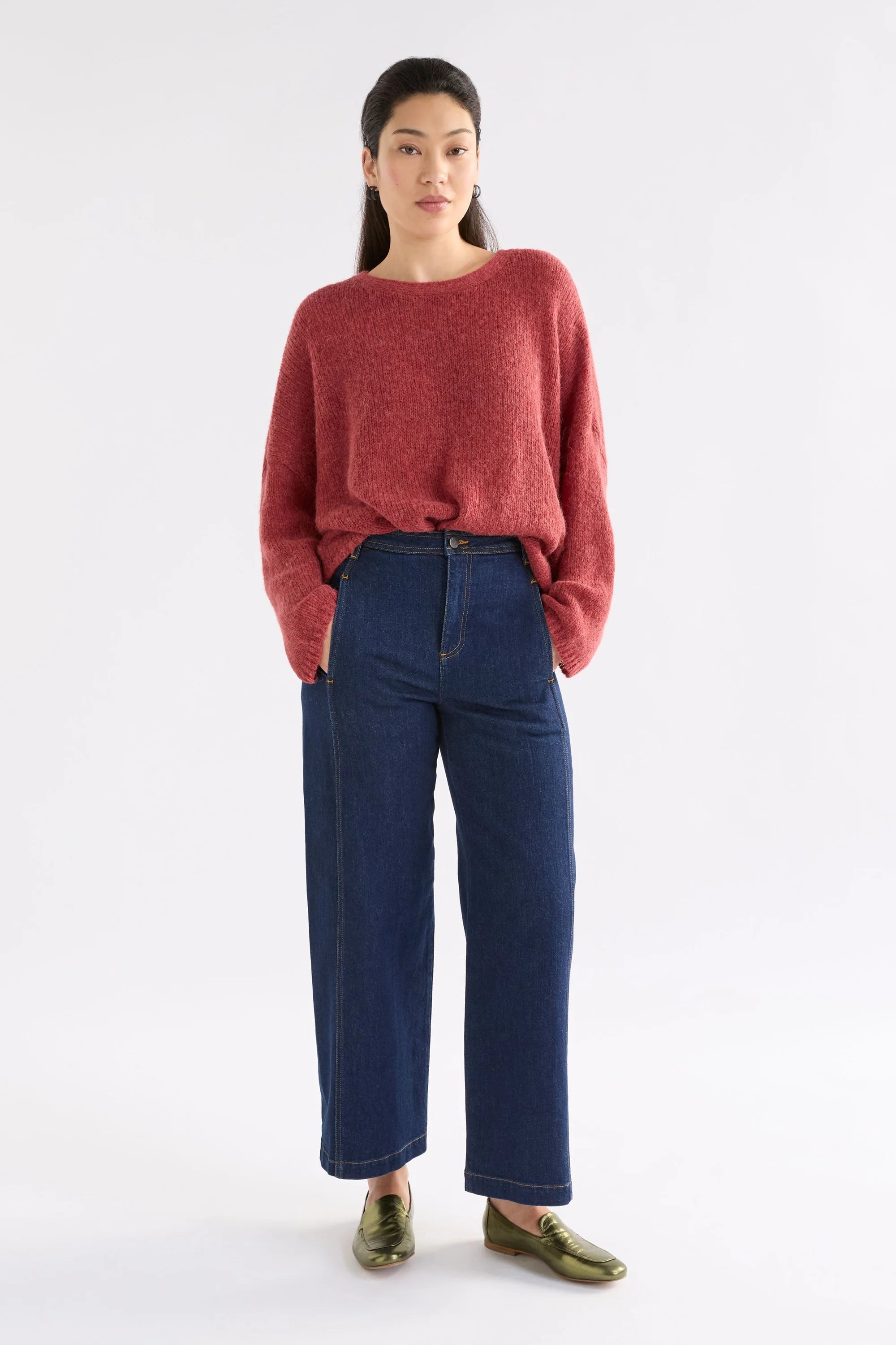 Elk Agna Sweater - Rouge