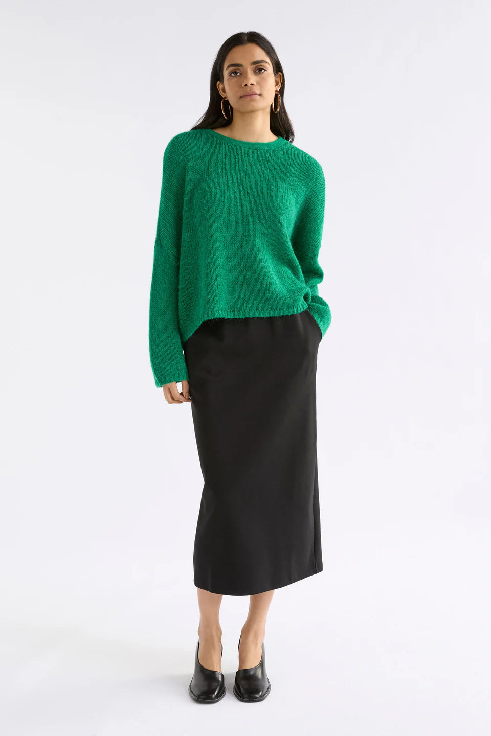 Elk Agna Sweater - Milan Green