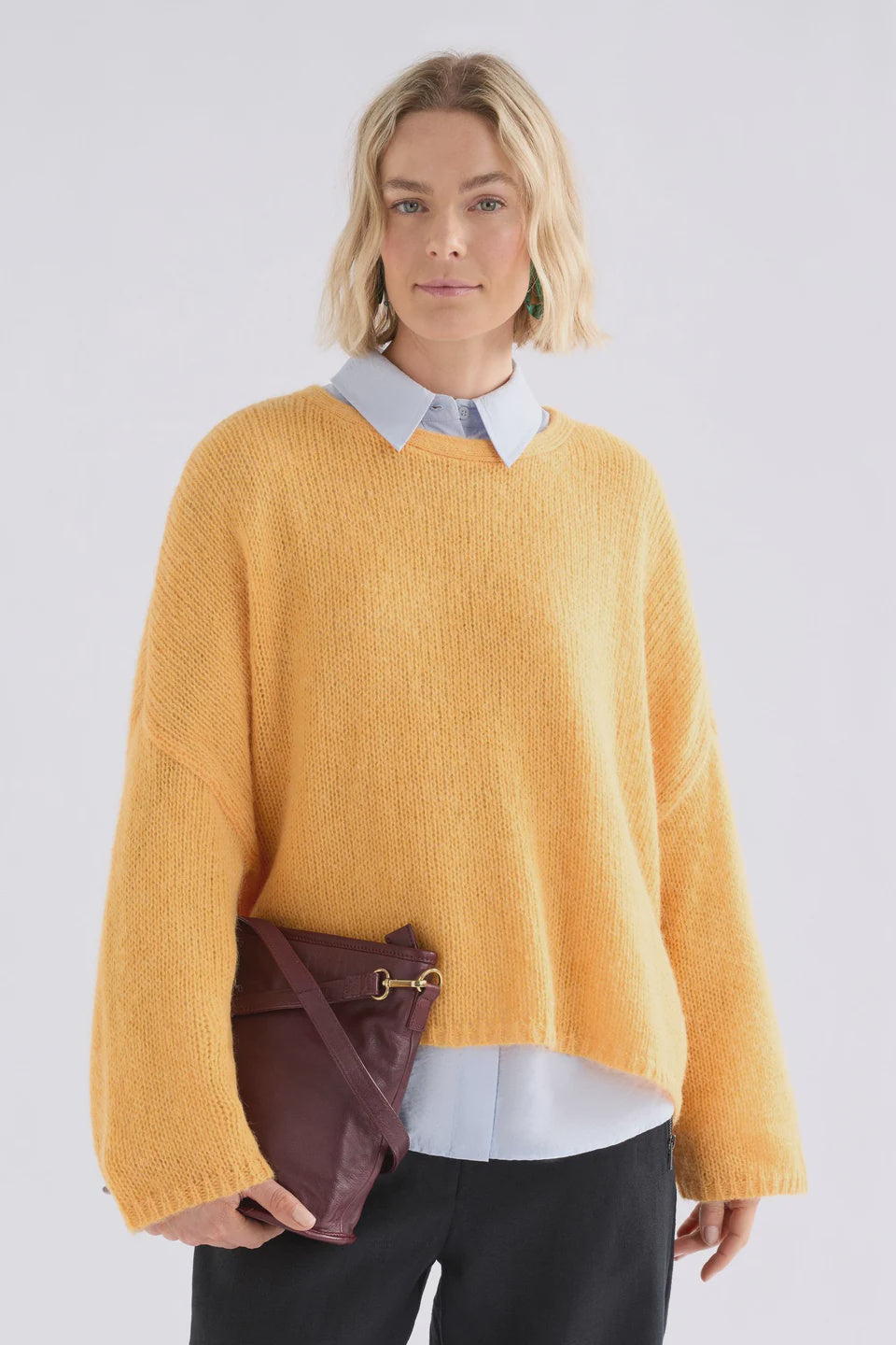 Elk Agna Sweater - Cantaloupe