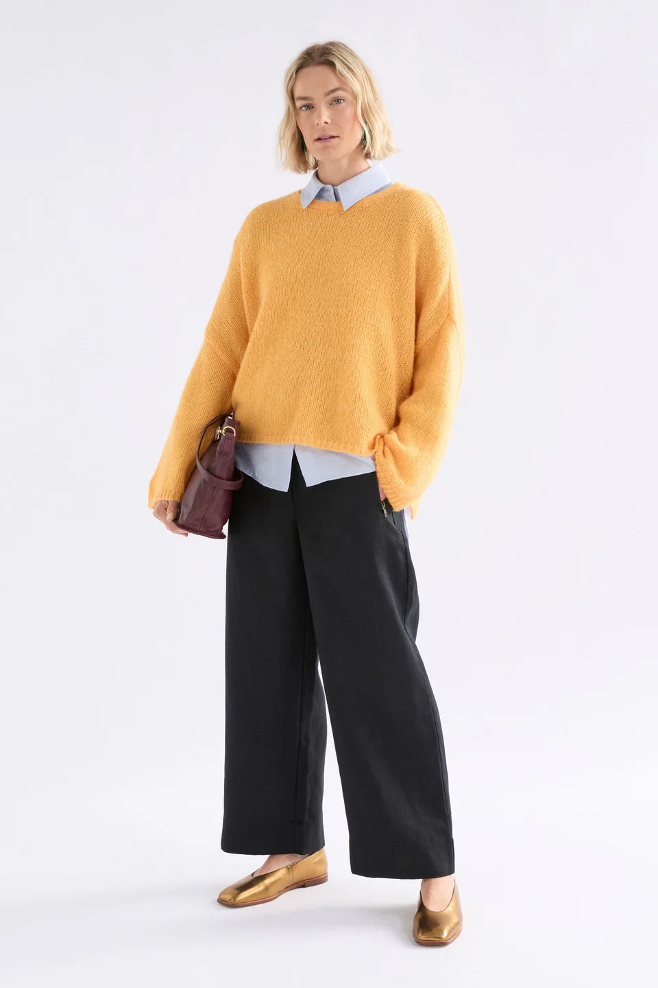 Elk Agna Sweater - Cantaloupe