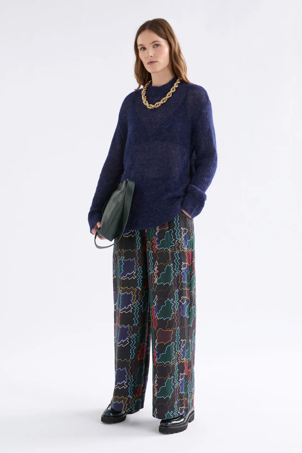 Elk Fjer Sweater - Bright Navy