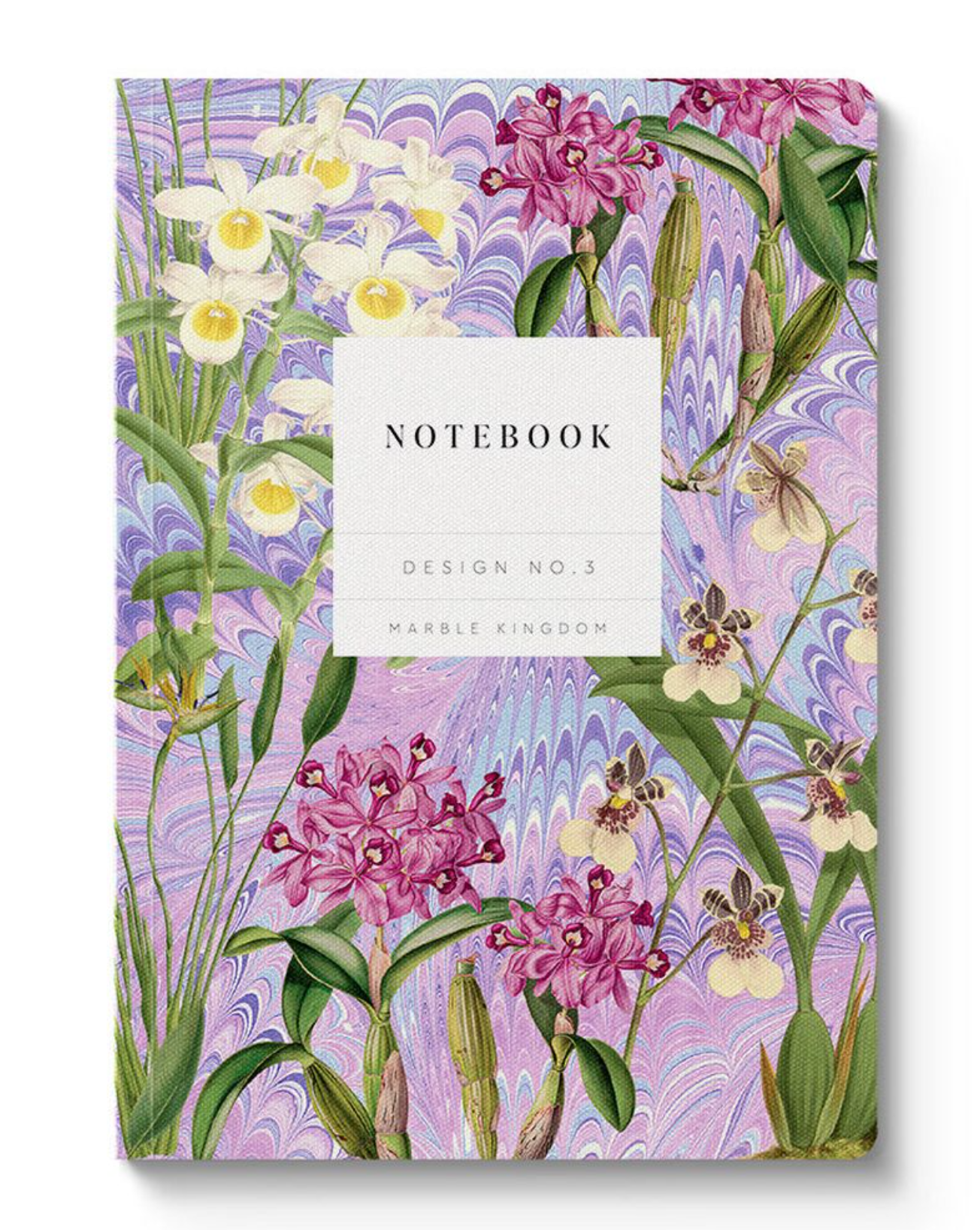 Kaleido A5 Soft Cover Notebook - No. 3 Marble Orchids