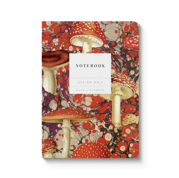 Kaleido A6 Soft Cover Notebook - Marble Fungi