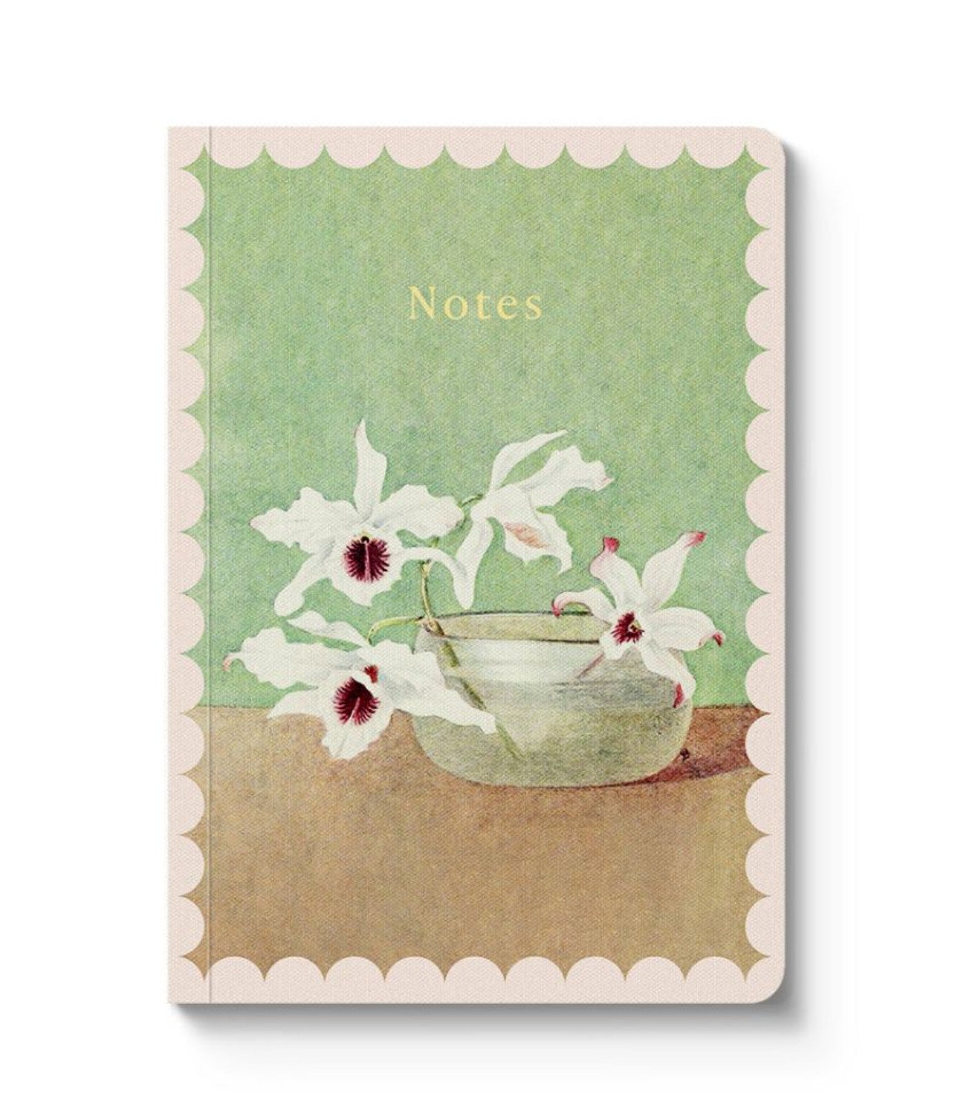 Kaleido A6 Soft Cover Notebook - White Orchid