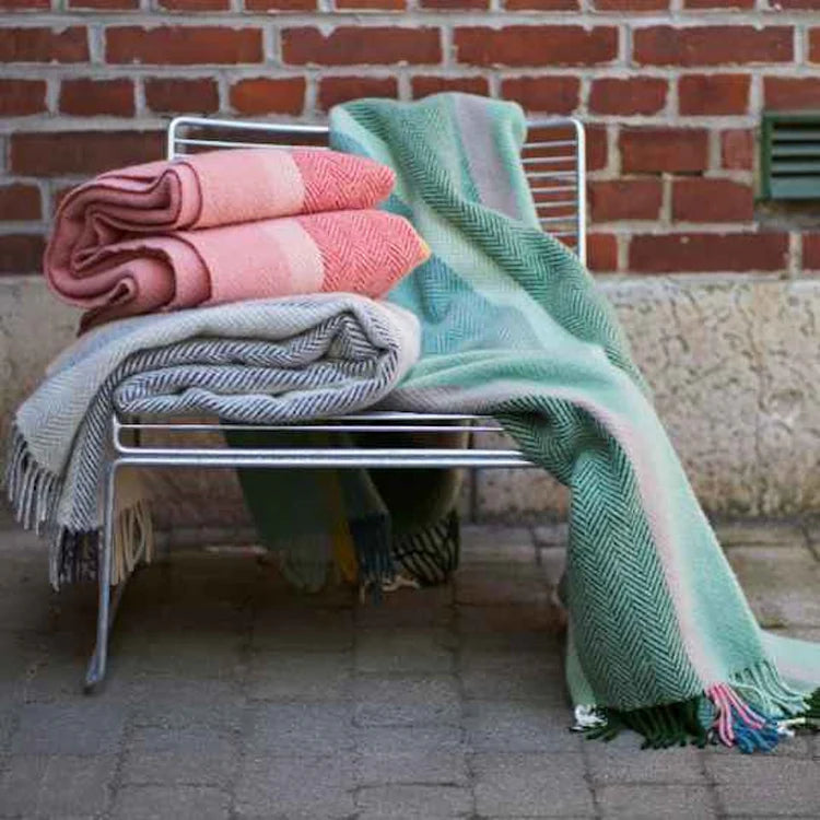 Klippan Birka Lambswool Throw - Meadow