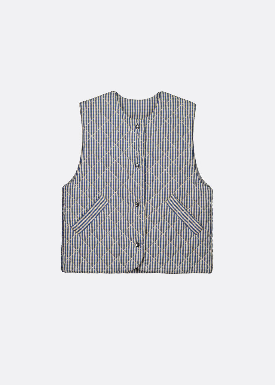 Kowtow Quilter Vest - Landscape Check