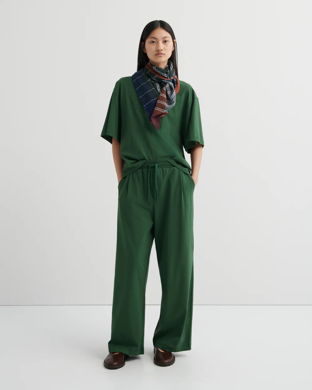 Kowtow Wide Leg Pant - Forest