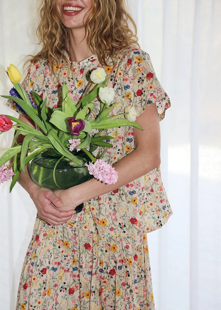 Lollys Laundry Mya Shirt - Flower Print