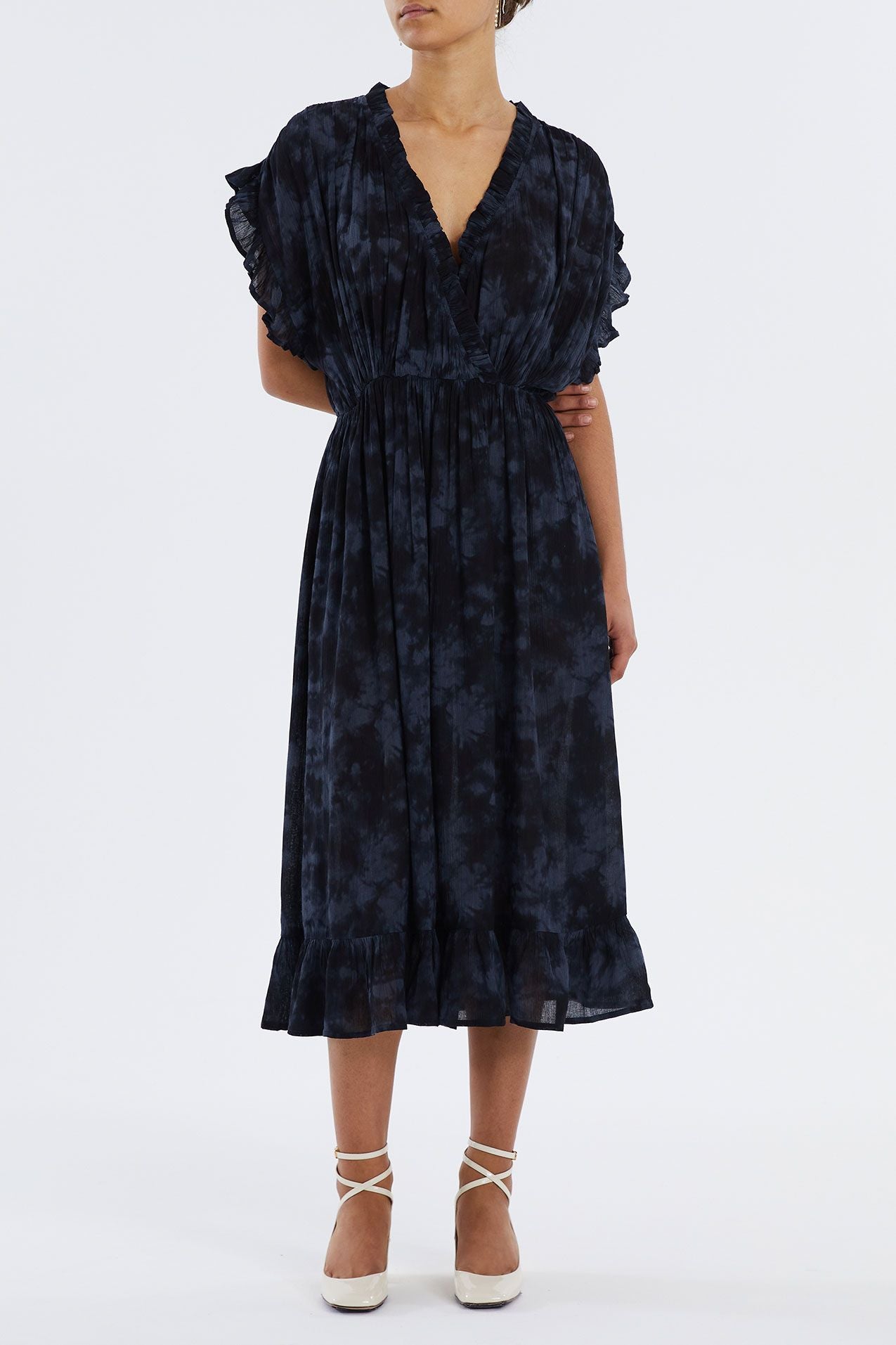 Lollys Laundry Idina Dress - Black Navy