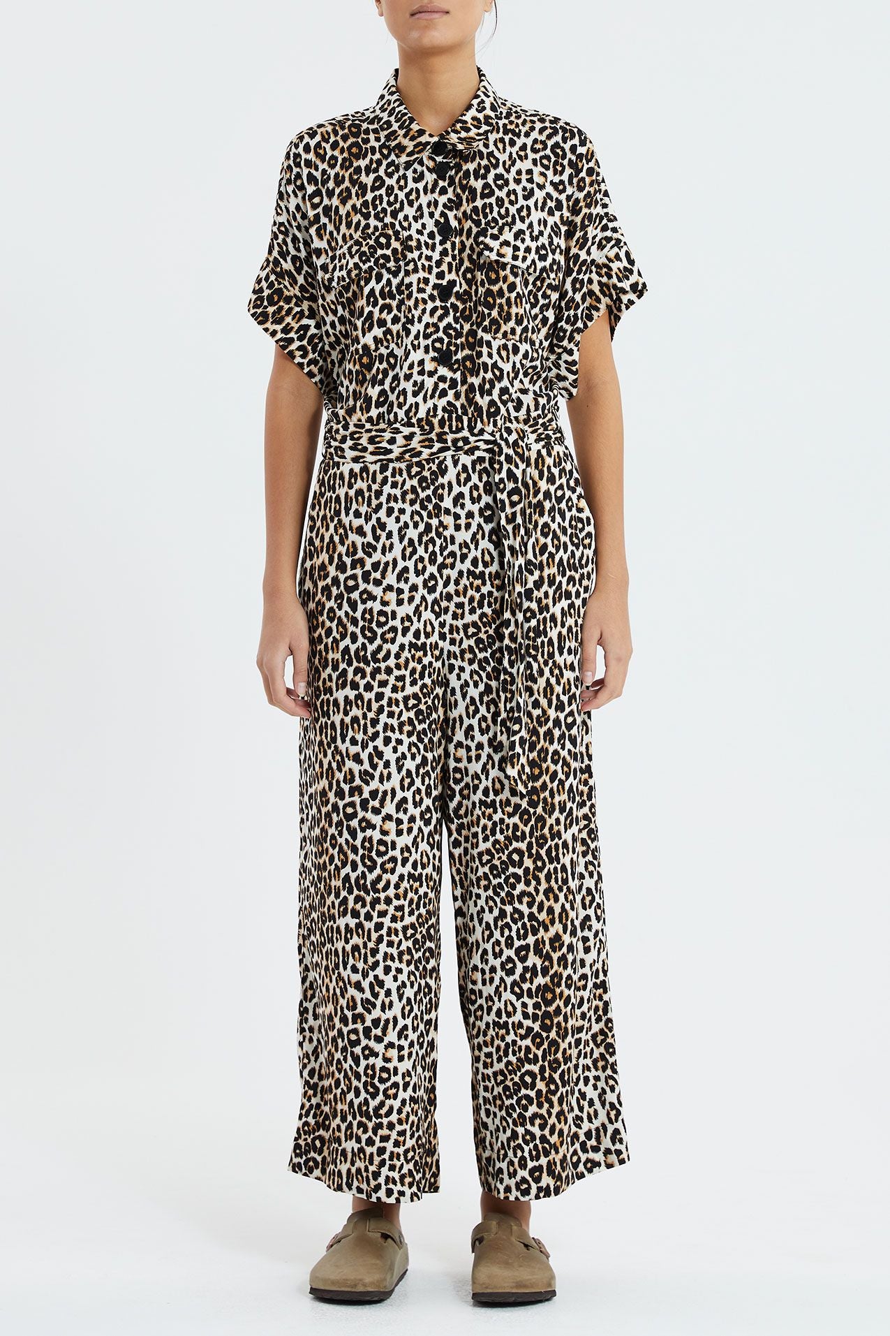 Lollys Laundry Mathilde Jumpsuit - 72 Leopard Print