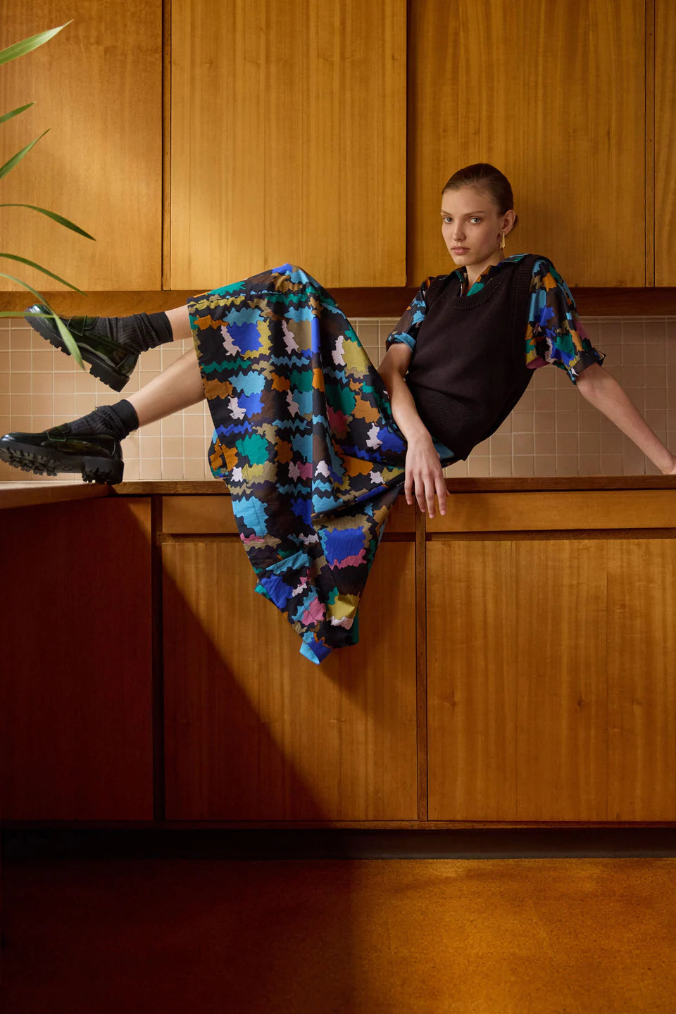 Elk Aart Dress - Suma Print