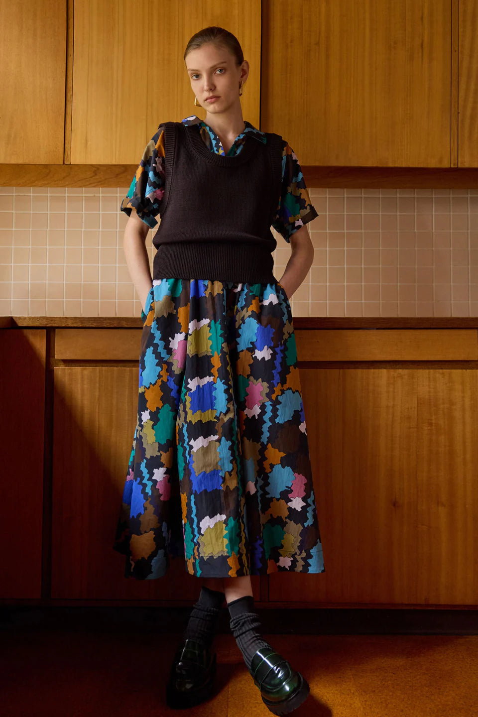 Elk Aart Dress - Suma Print