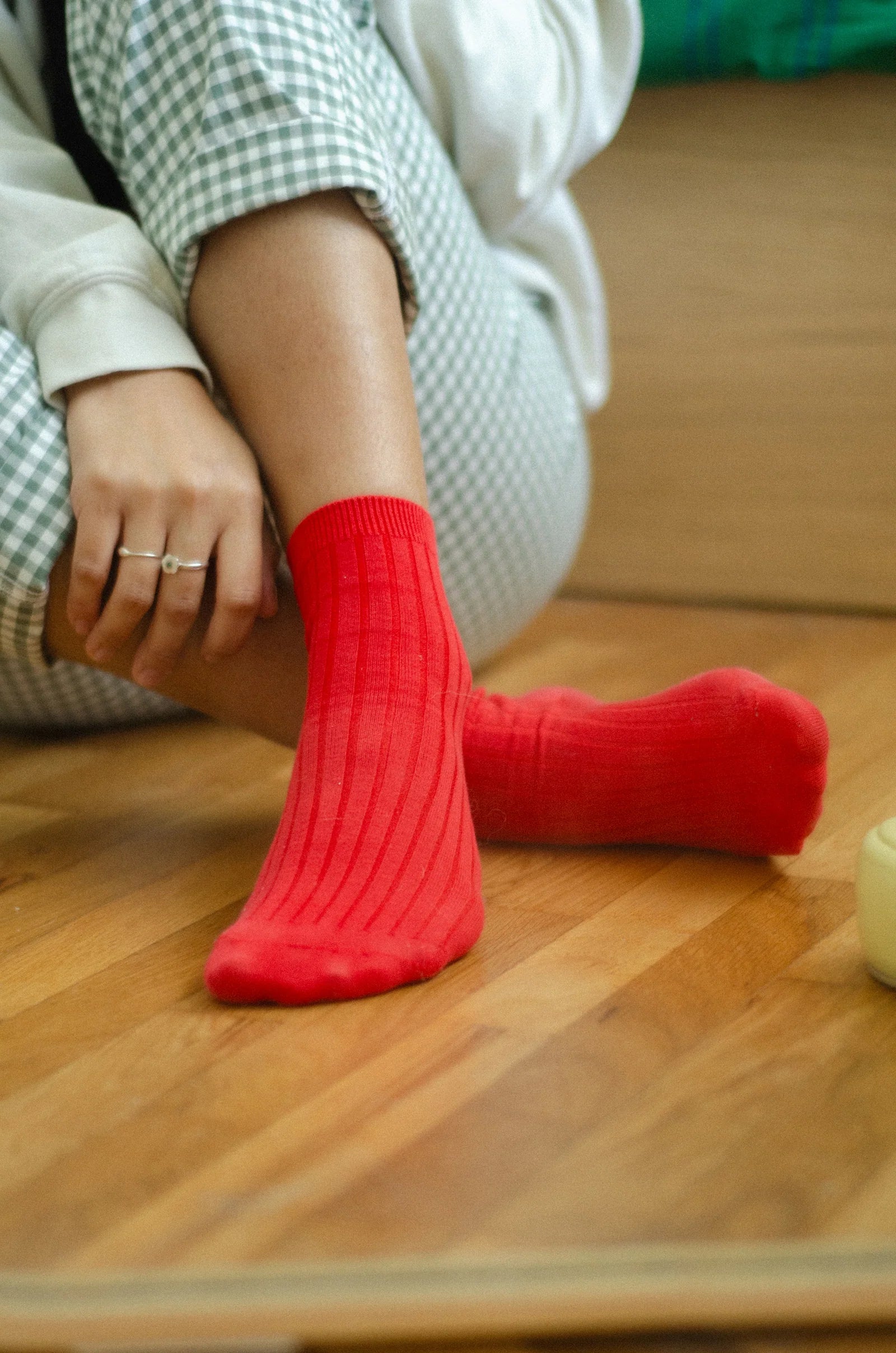 Le Bon Shoppe Her Socks - Classic Red
