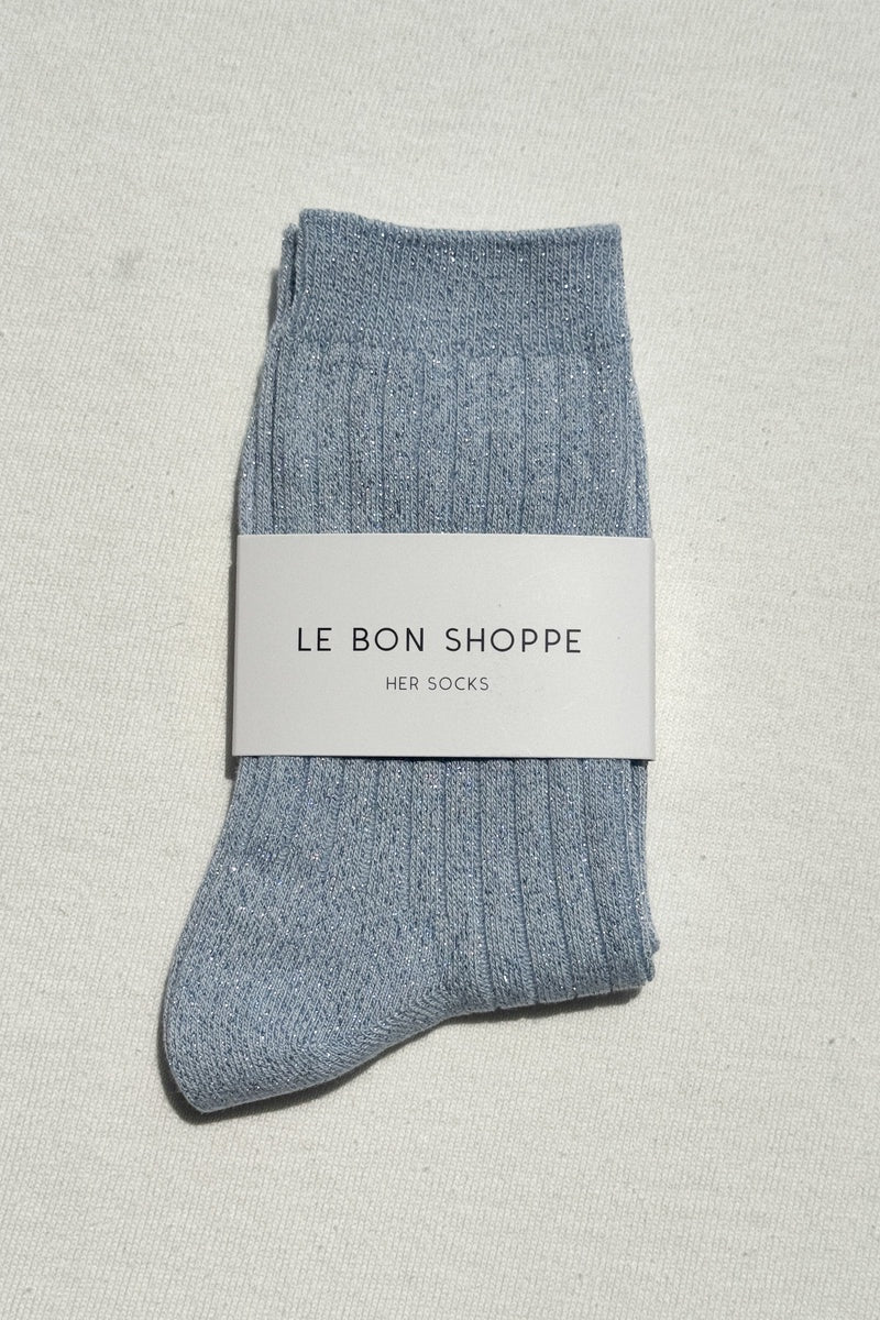 Le Bon Shoppe Her Socks Lurex - Morning Mist