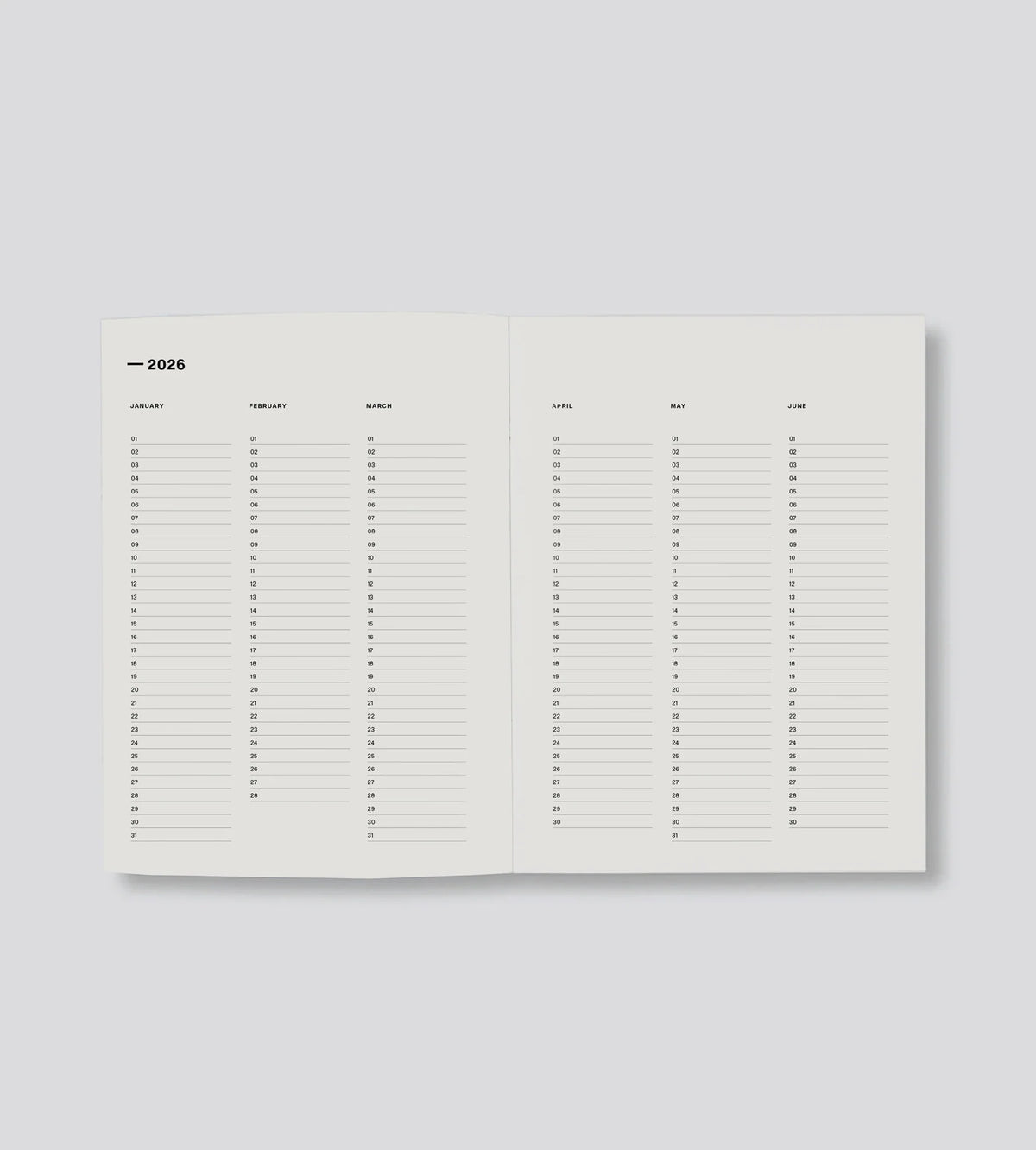 Father Rabbit x Juliette Hogan 2026 Weekly Diary - Petal Parade