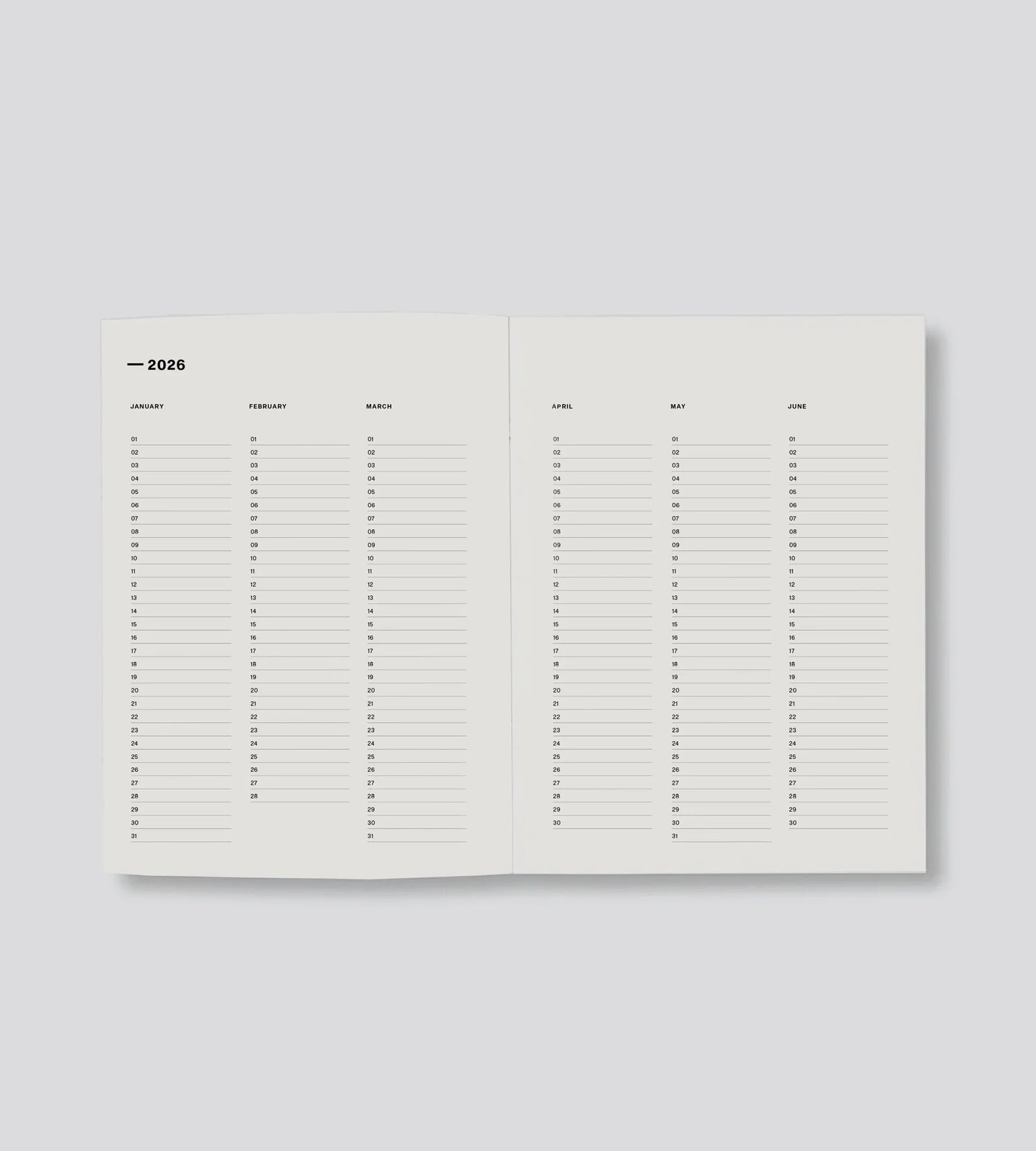 Father Rabbit x Juliette Hogan 2026 Weekly Diary - Petal Parade