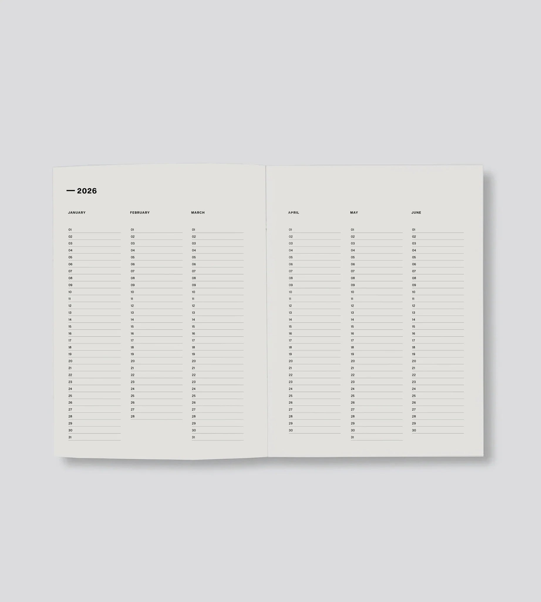 Father Rabbit x Juliette Hogan 2026 Weekly Diary - Petal Parade