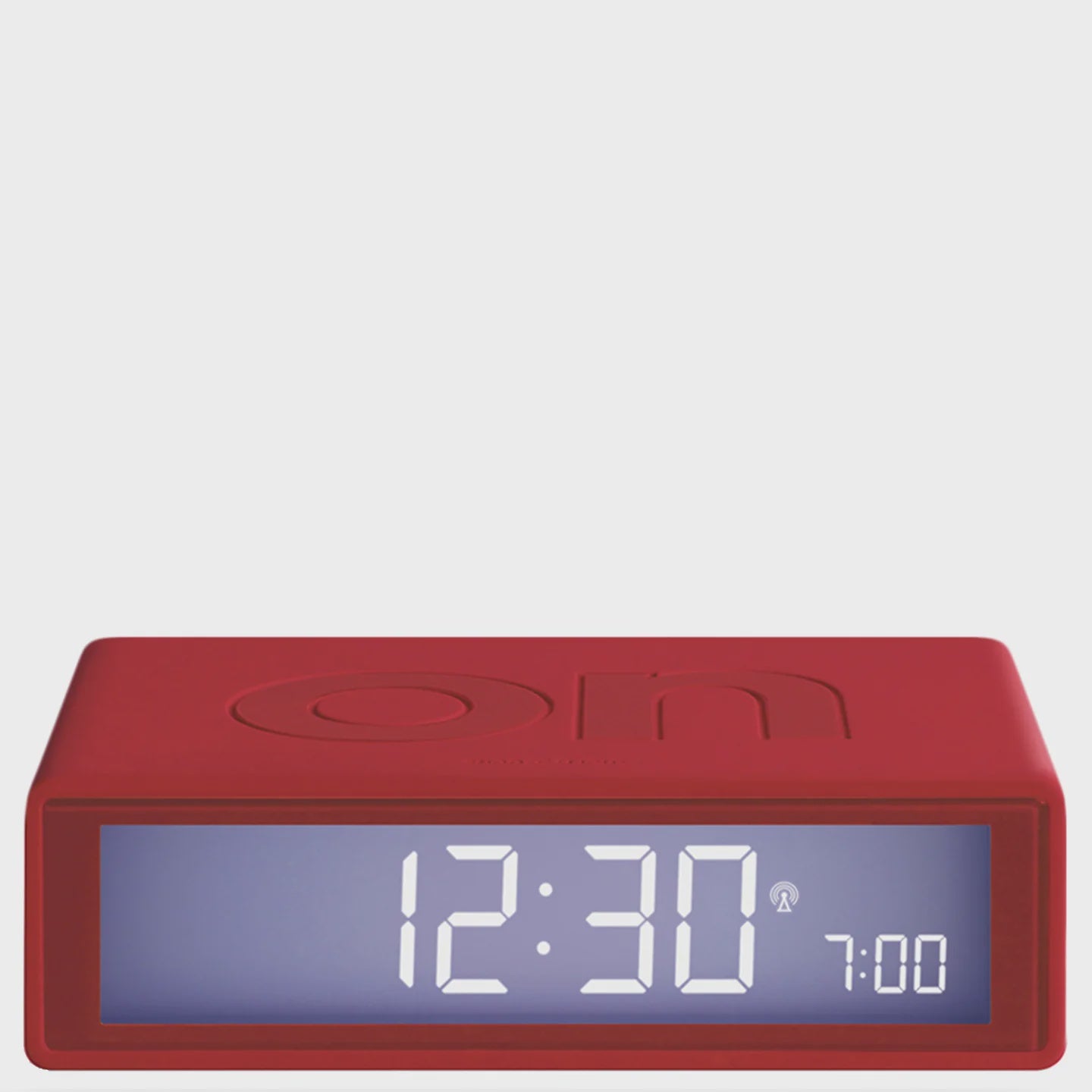 Lexon Flip Classic Alarm Clock - Red