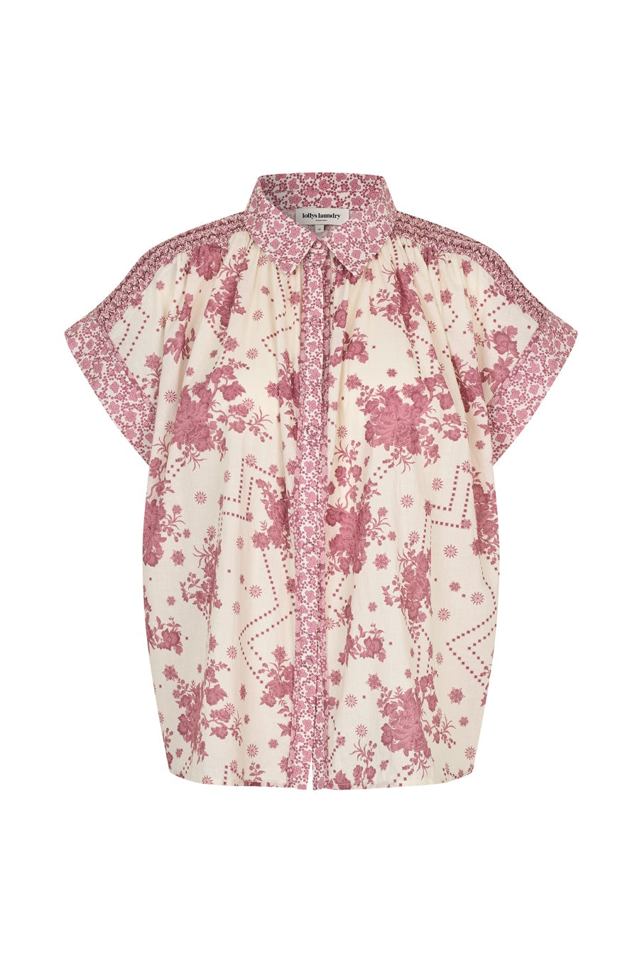 Lollys Laundry Badal Shirt - Dusty Rose Flower Print