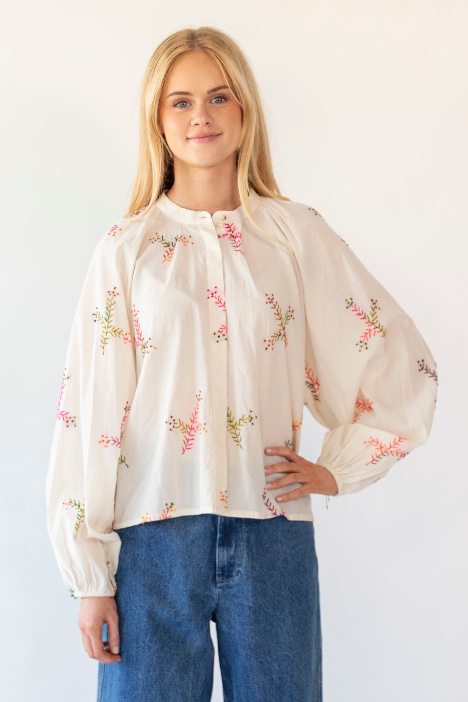 Lollys Laundry Hailey Shirt  - Creme