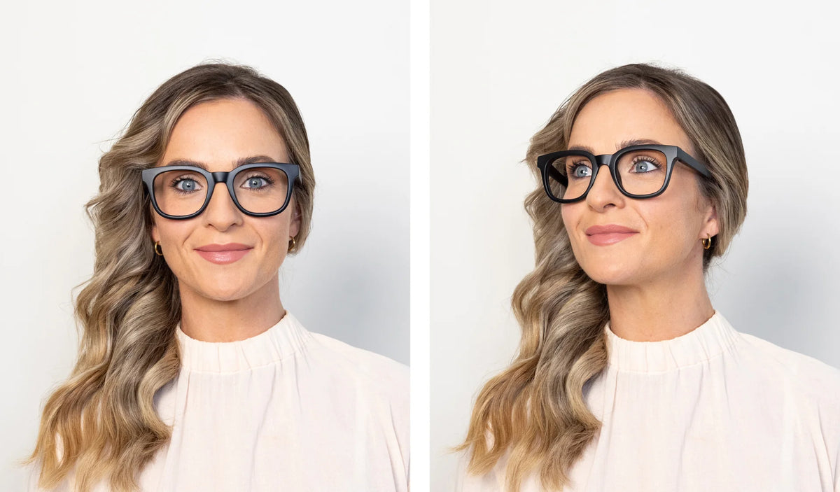 Vital Joss Reading Glasses - Matt Black