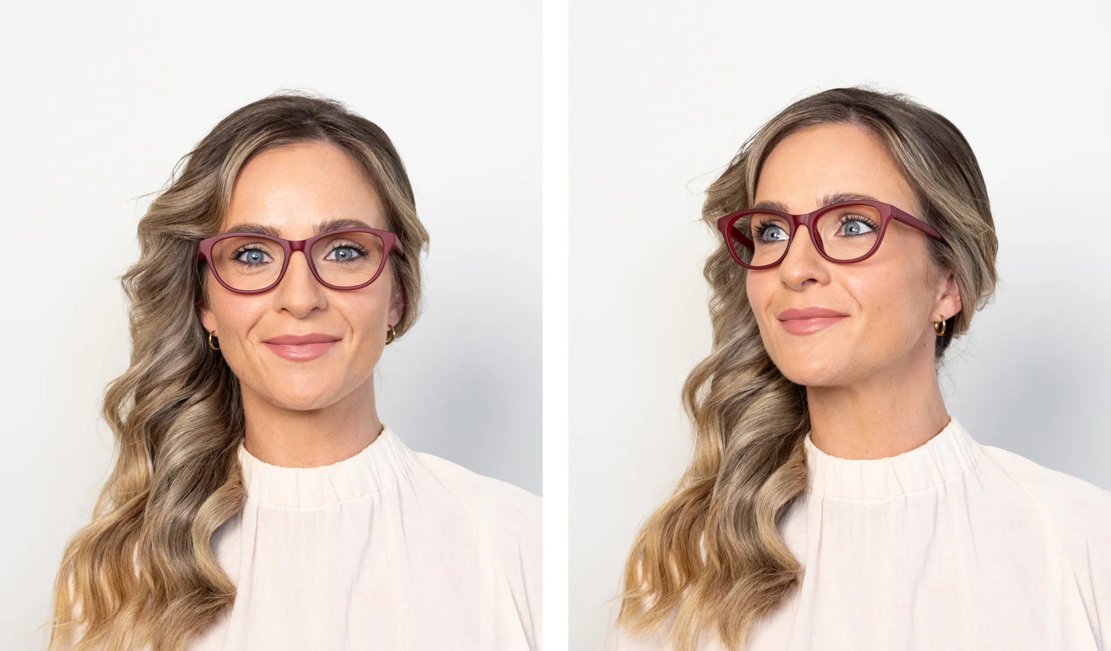 Vital Lucy Reading Glasses - Red Garnet