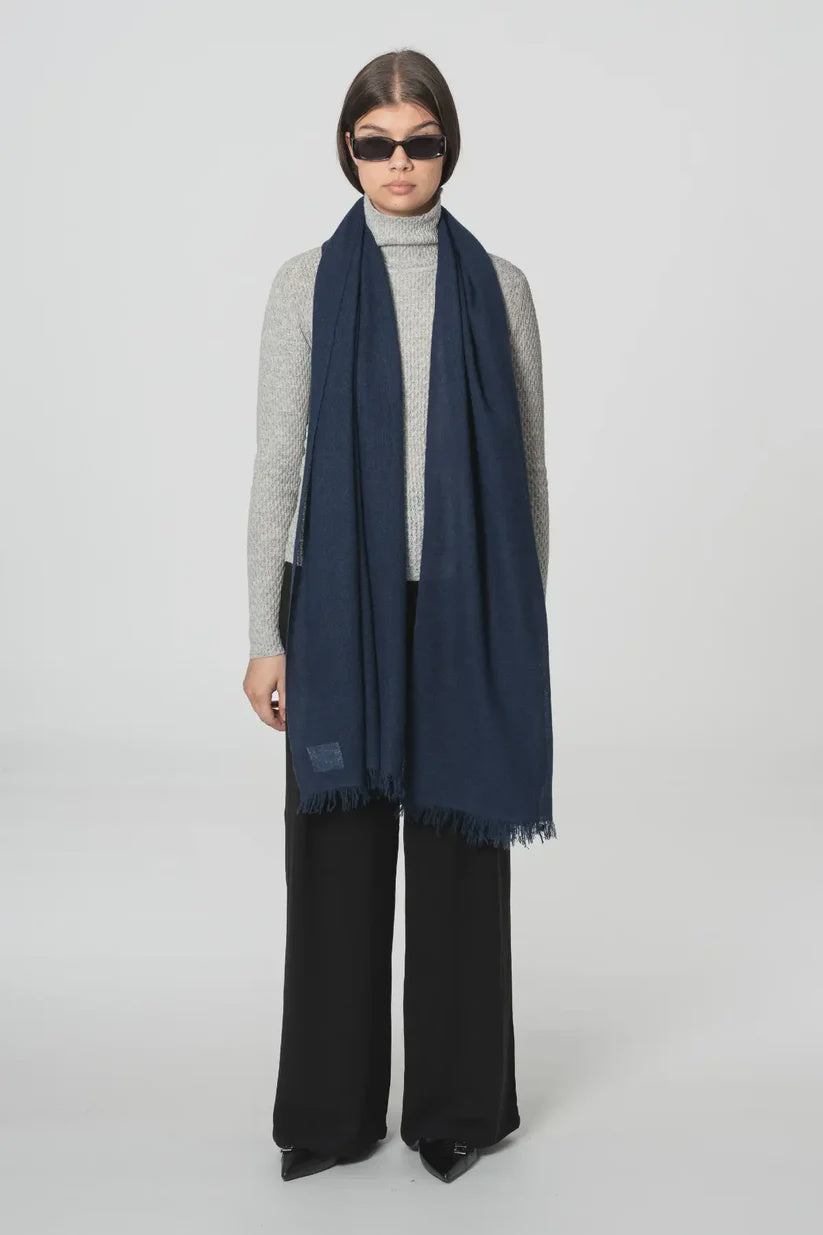 Dinadi Woven Scarf - Space Blue