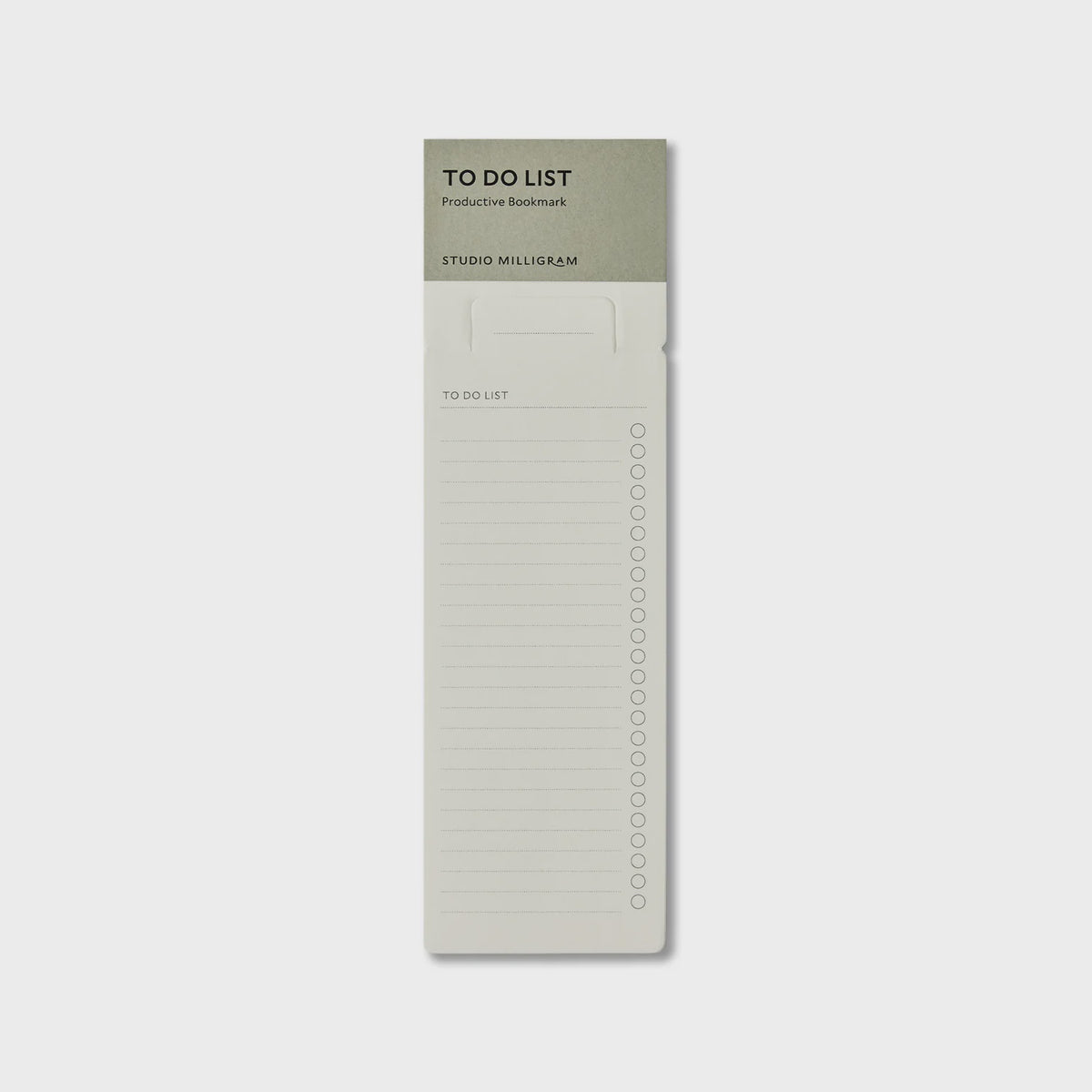 Studio Milligram BookMark Pad - To Do List